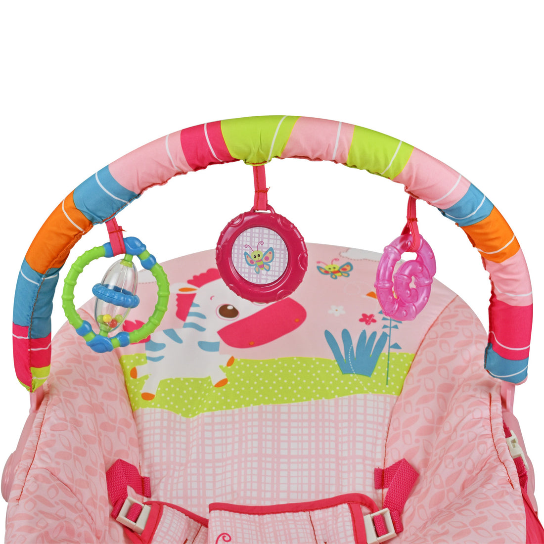 Silla Bouncer Bebé Musical PB2001 Priori Rosa