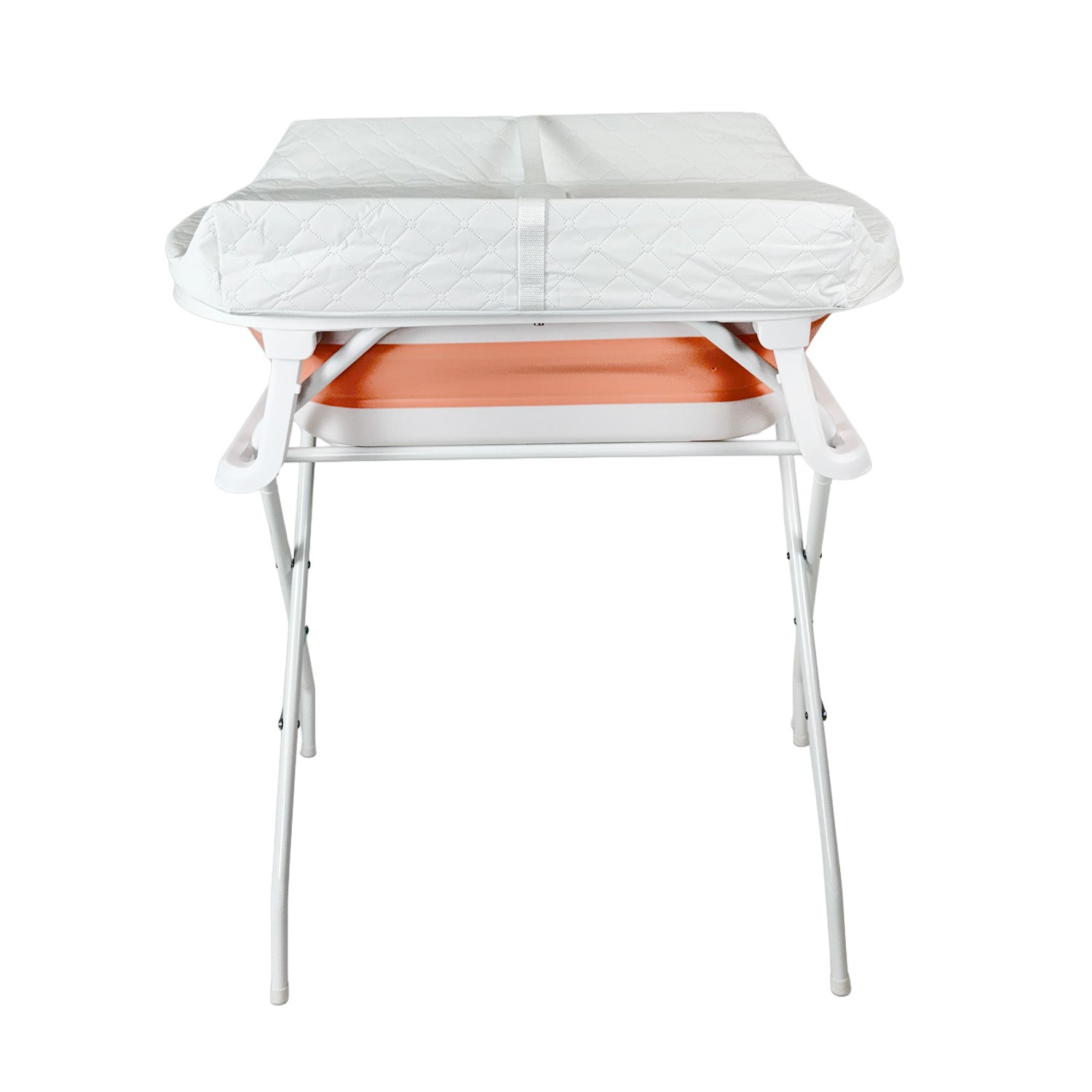 Bañera Bebé Stand Changer y Soporte Metálico Rosa Priori