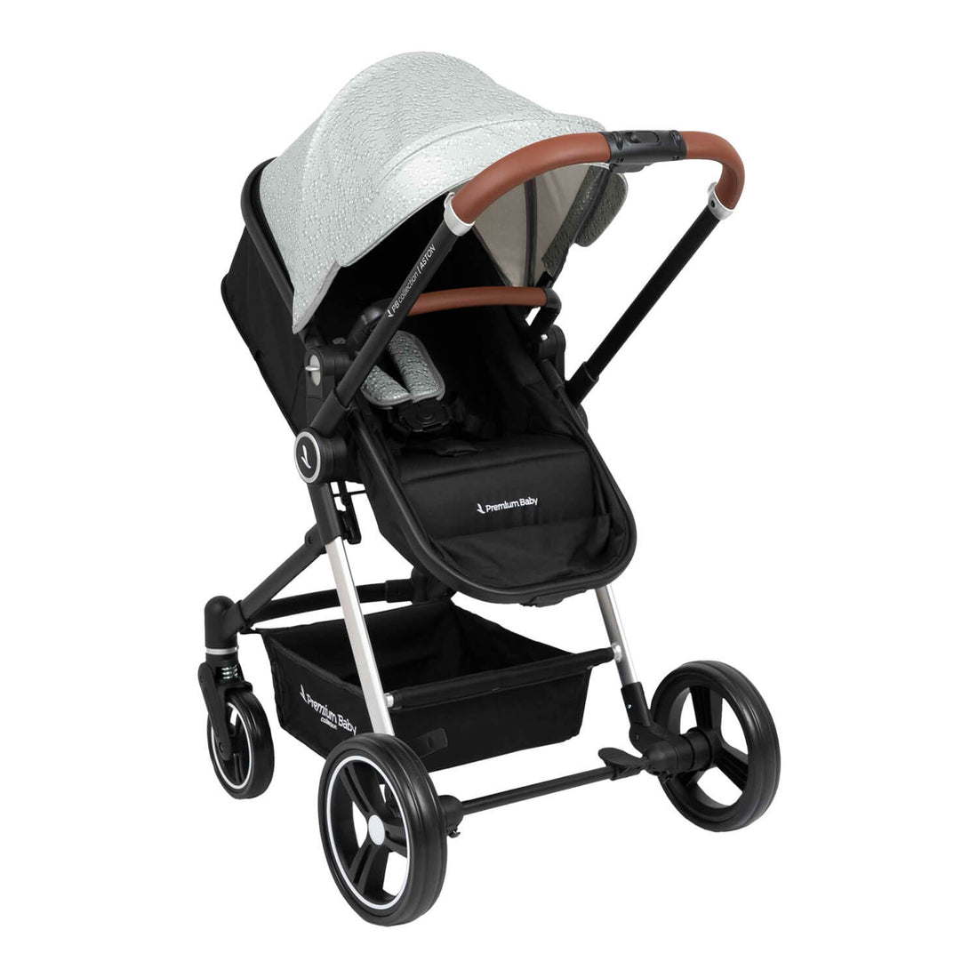 Coche Bebé Moises Aston Premium Baby Collection Gris