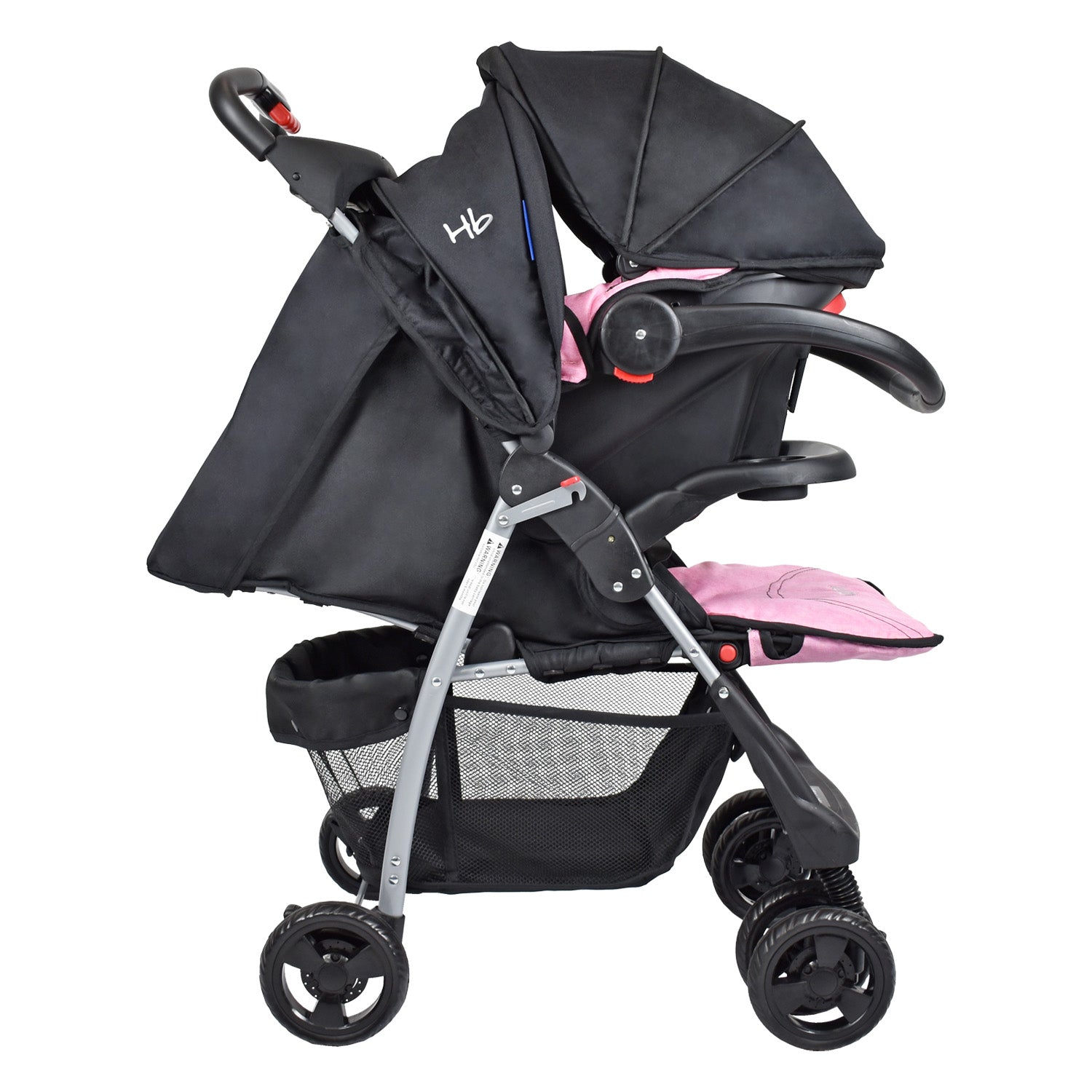 Coche Bebe Lenni Ts Happy Baby Rosa