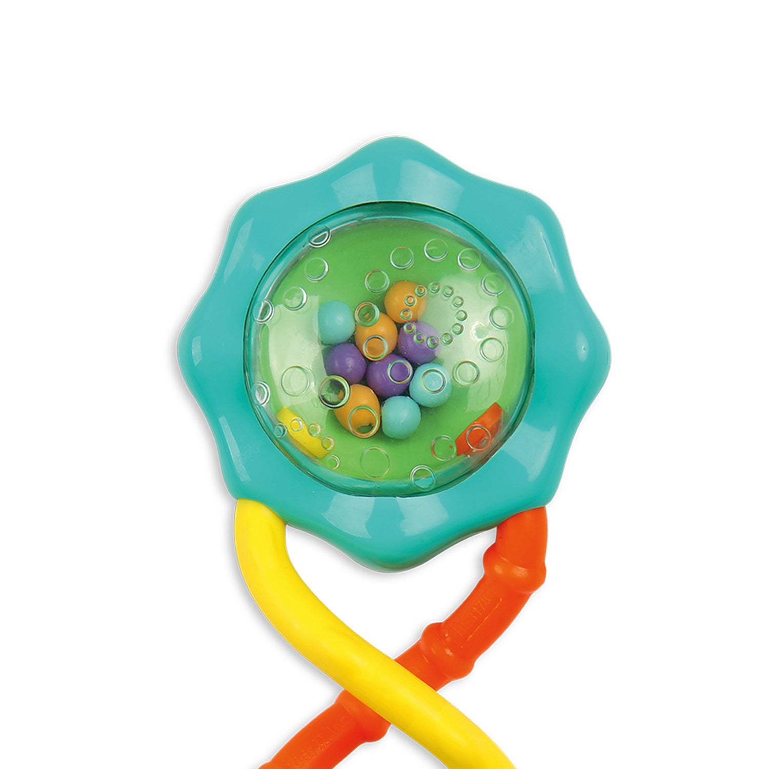Juguete con mancuernas sonajero y vibrador