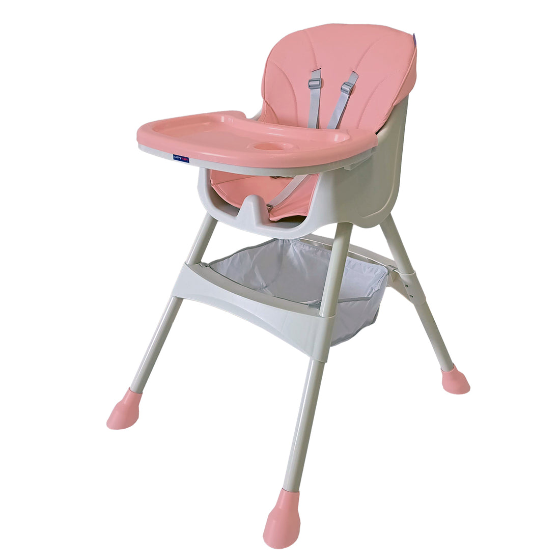 Silla comedor bebe 3en1 Happy Baby York Rosa