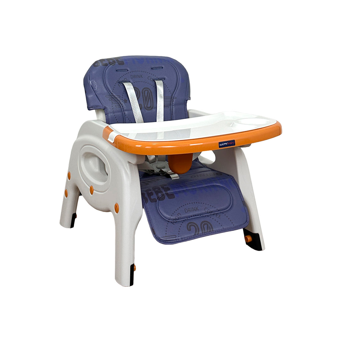 Silla Comedor Bebe Duna Happy Baby Azul