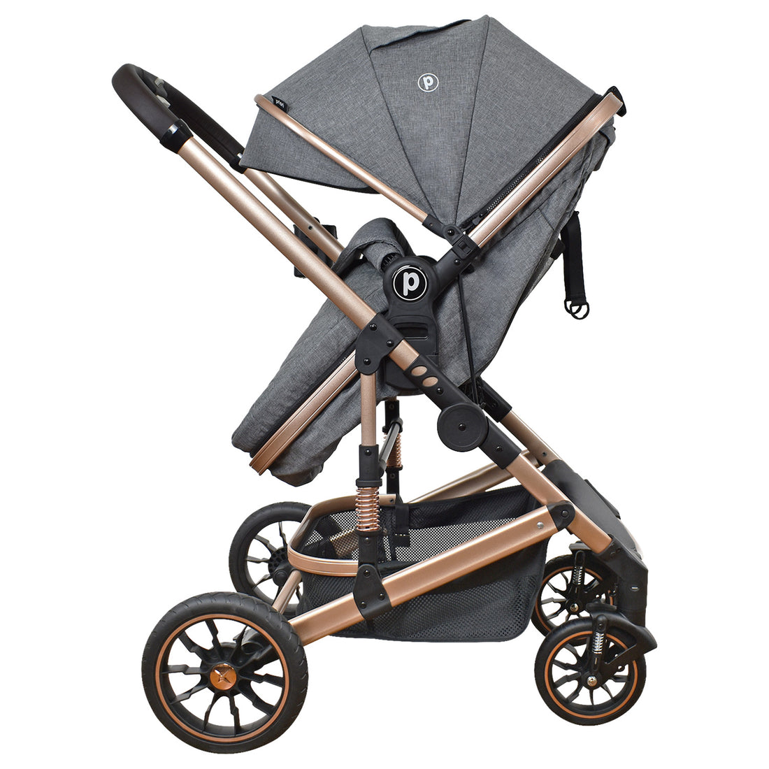 Coche Bebe 4 en 1 Travel System Cris Priori Gris