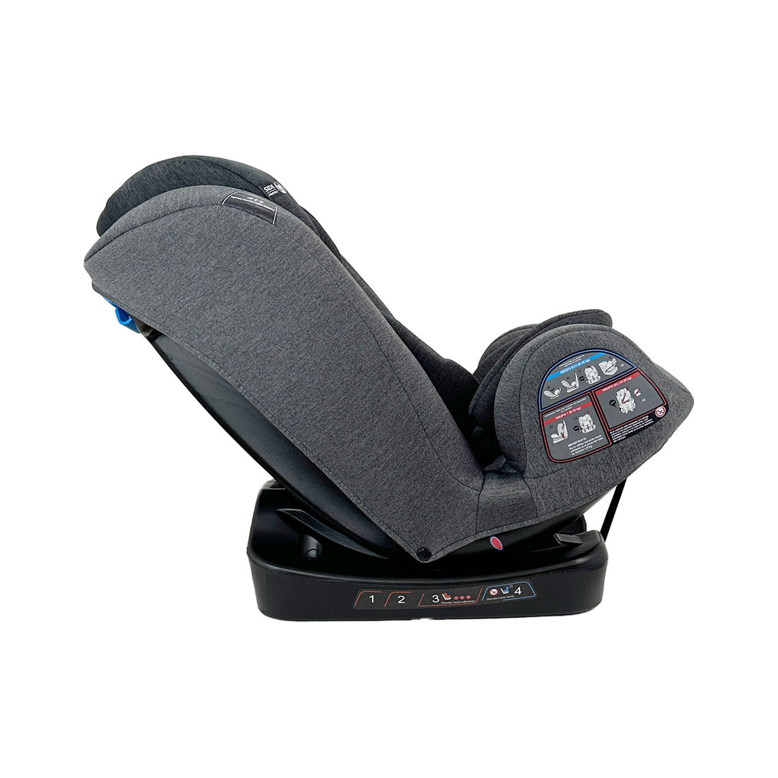 Silla para carro bebe Happy Baby Italia Gris