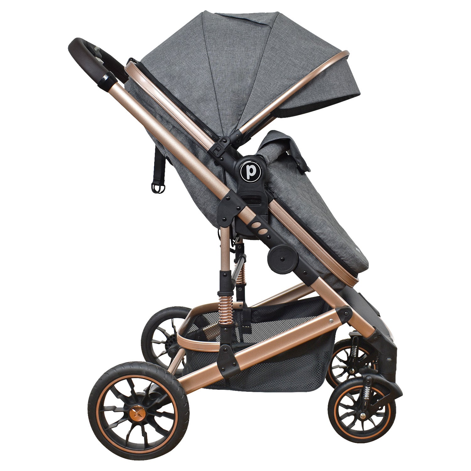 Coche Bebe 4 en 1 Travel System Cris Priori Gris