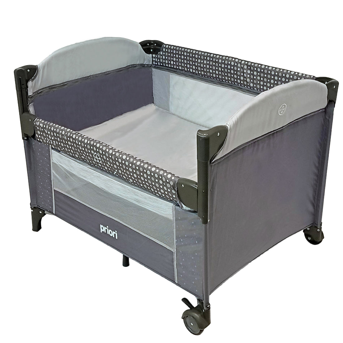 Cuna Colecho Bebe Priori Ariel Gris