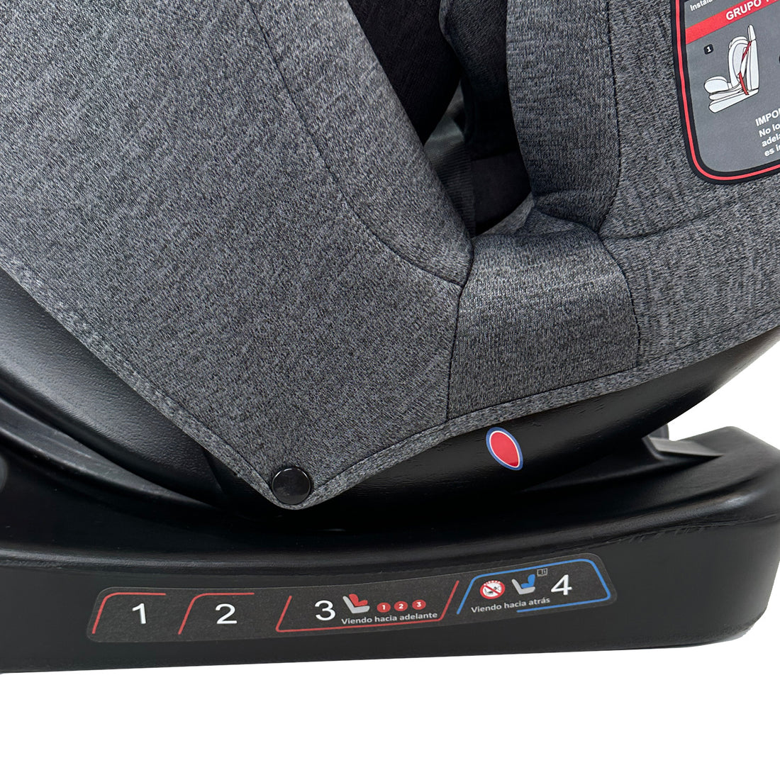 Silla para carro bebe Happy Baby Italia Gris