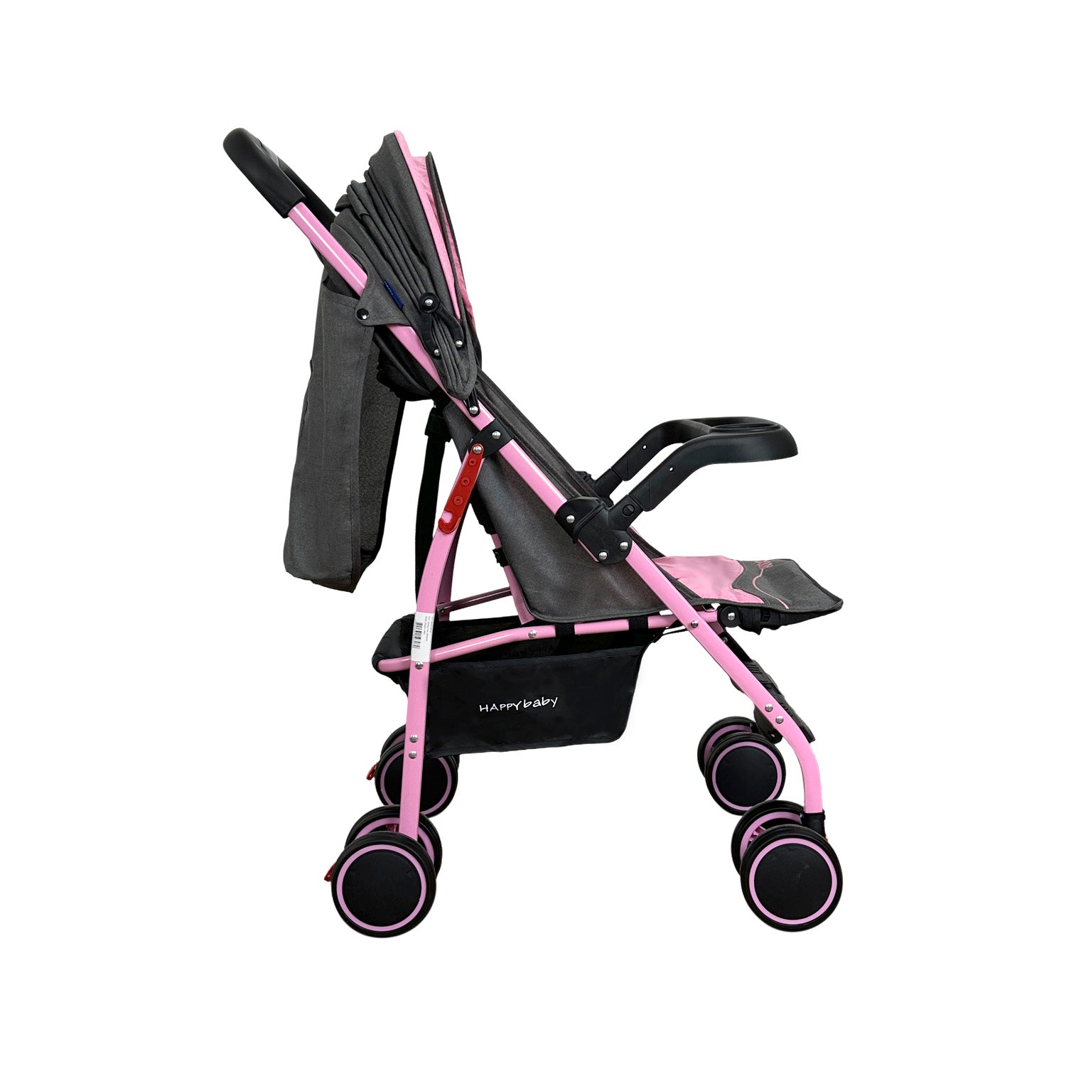 Coche Paseador Owen Happy Baby Rosado