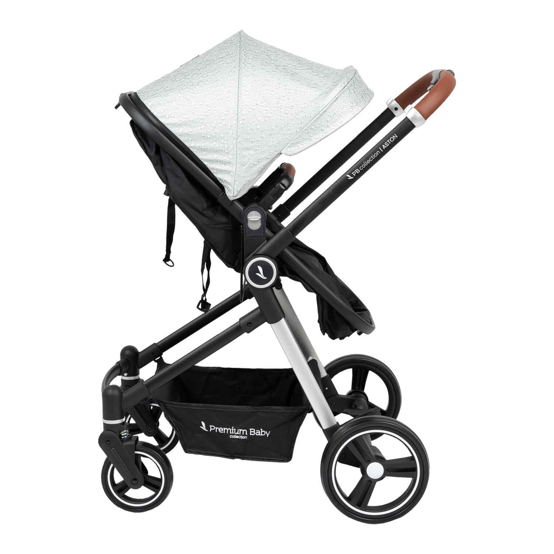 Coche Bebé Moises Aston Premium Baby Collection Gris