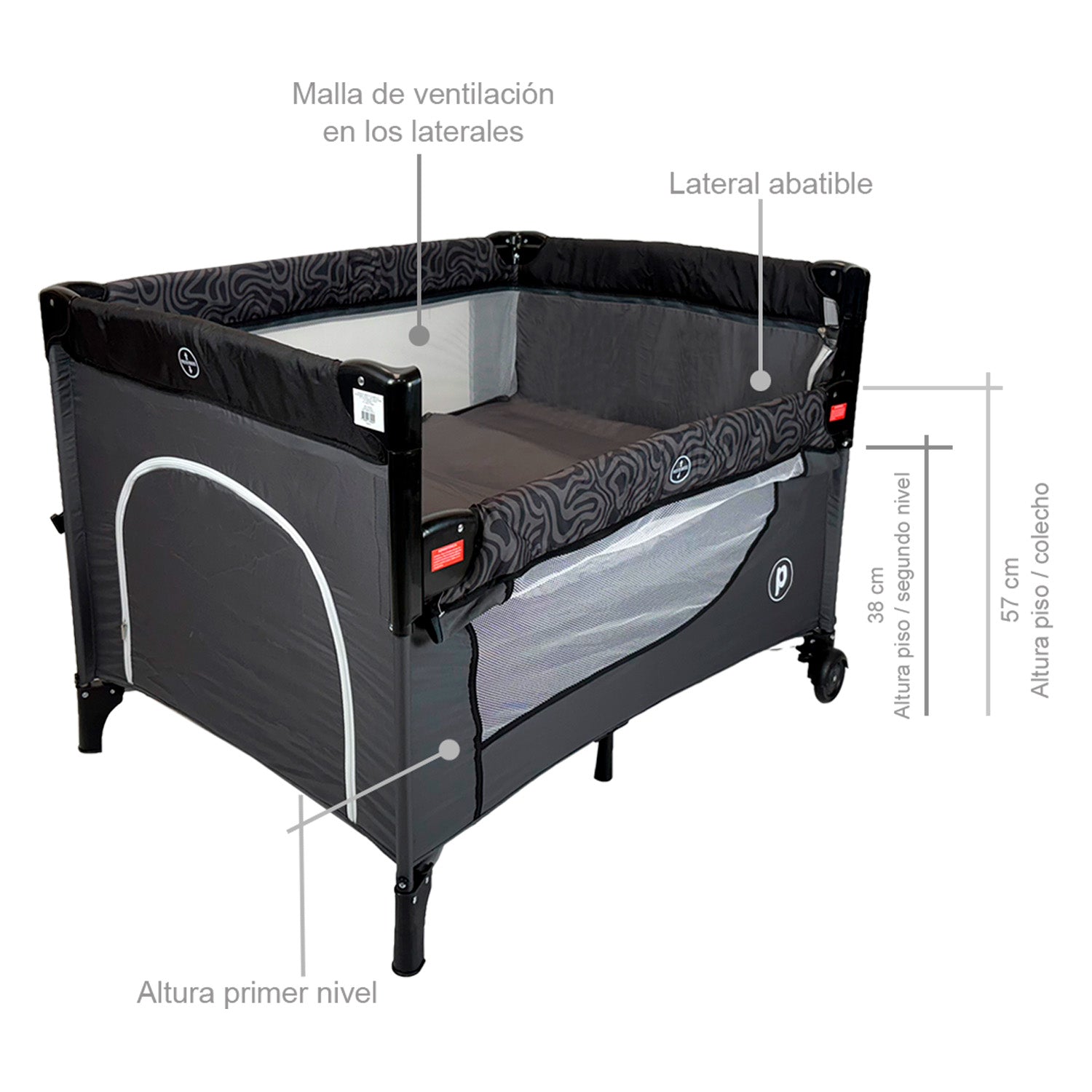 Cuna Colecho Bebe Priori Jordi Negro