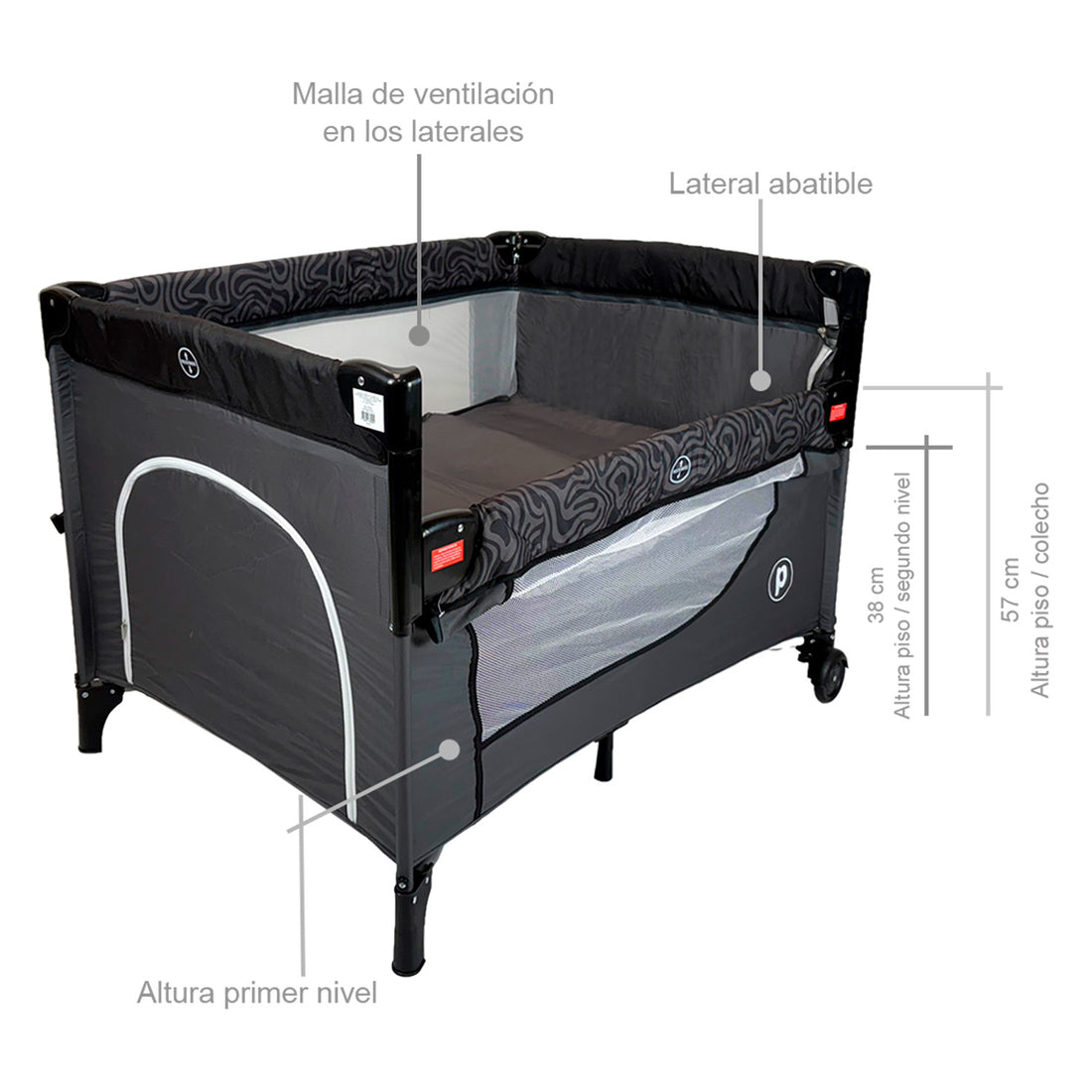 Cuna Colecho Bebe Priori Jordi Negro