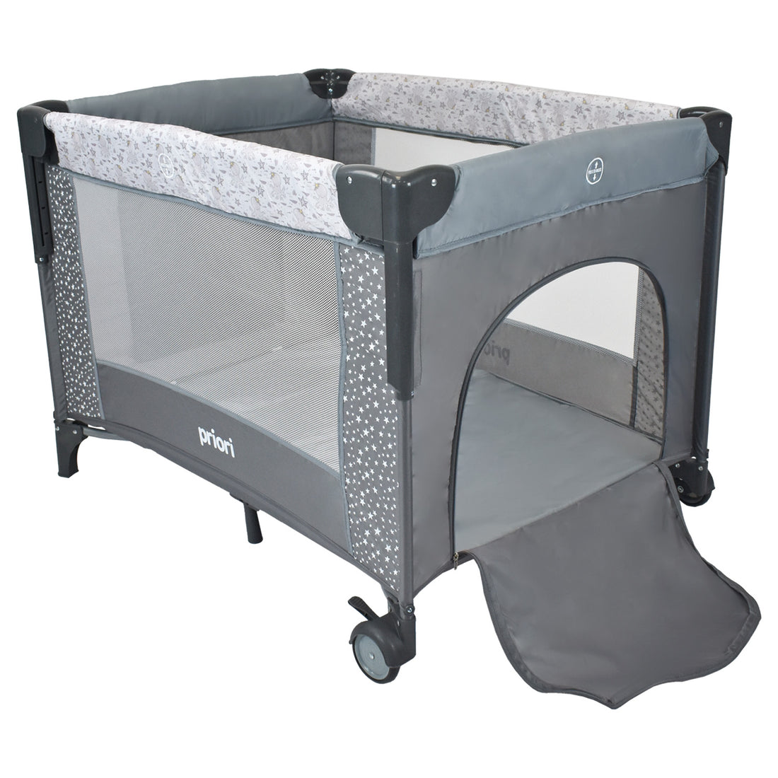 Cuna Colecho Bebe Priori Ariel Octopus Gris