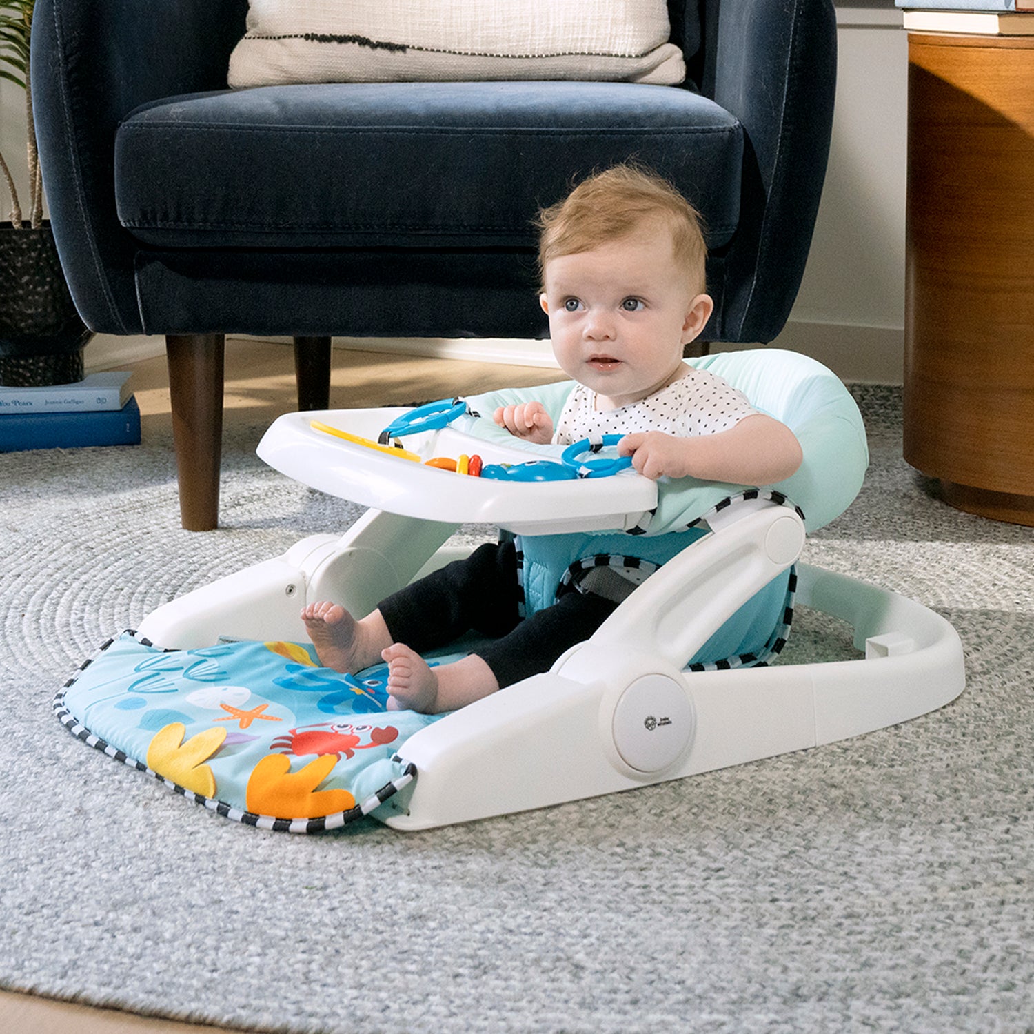 Asiento Entrenador Bebe Azul Baby Einstein 12828
