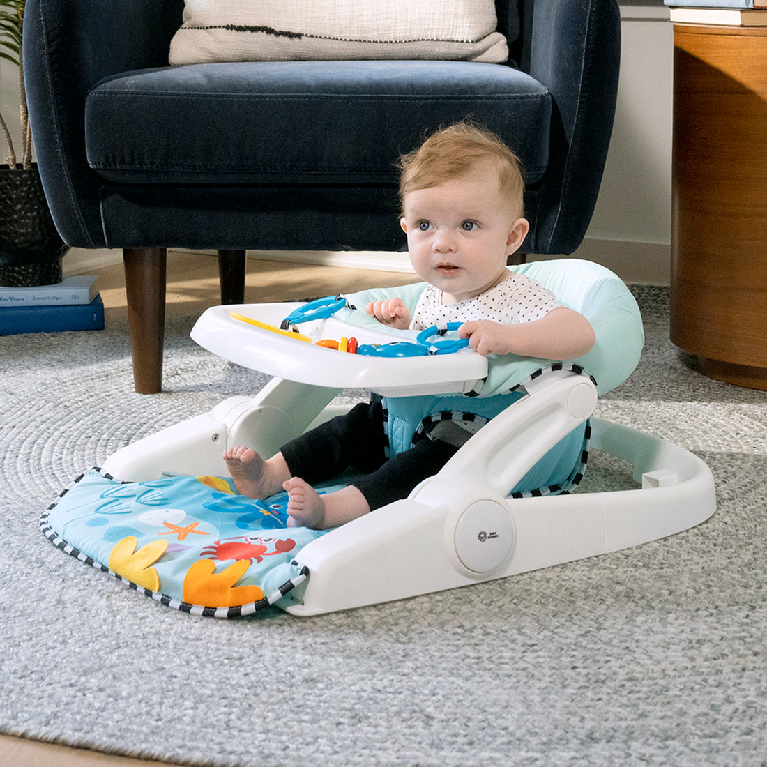Asiento Entrenador Bebe Azul Baby Einstein 12828