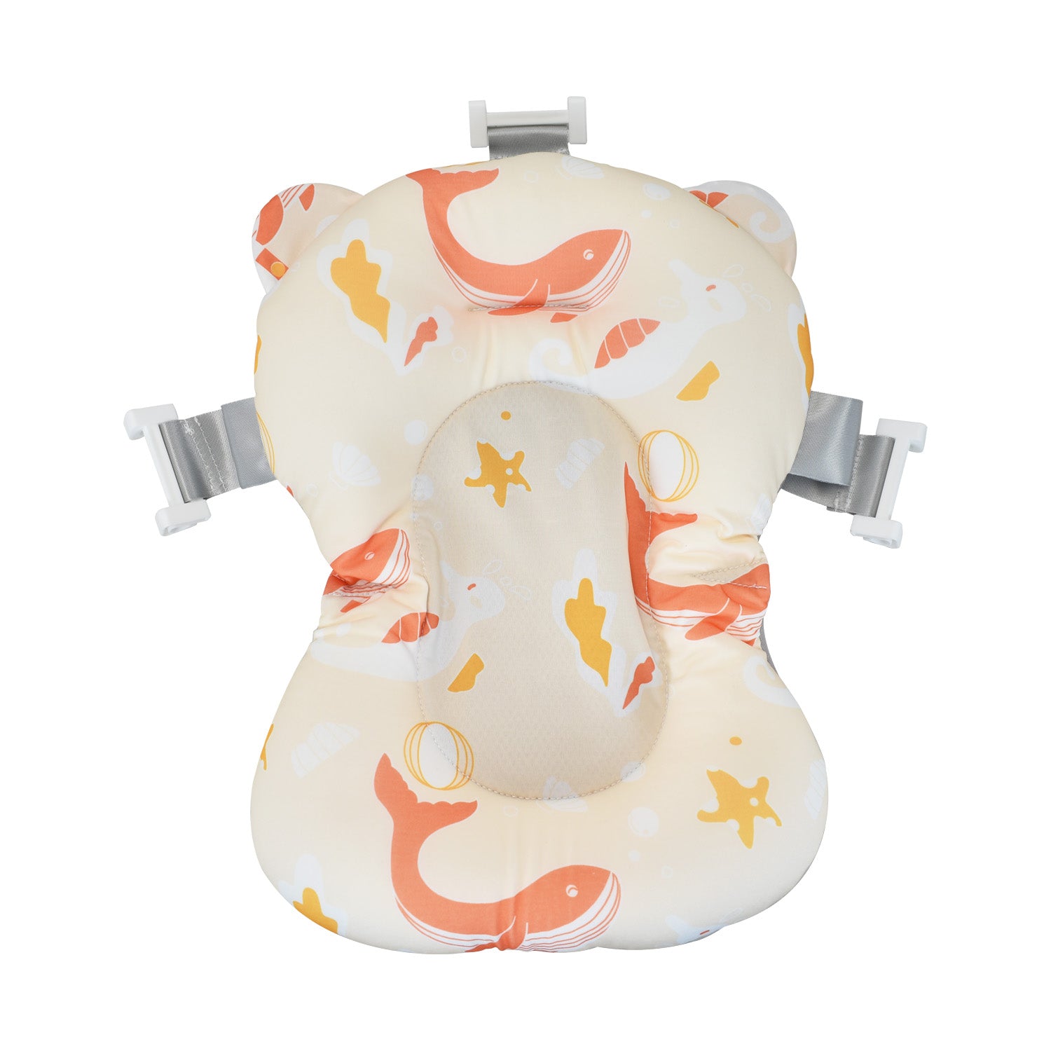 Bañera Plegable Con Soporte Y Cojín Stand Happy Baby Rosa