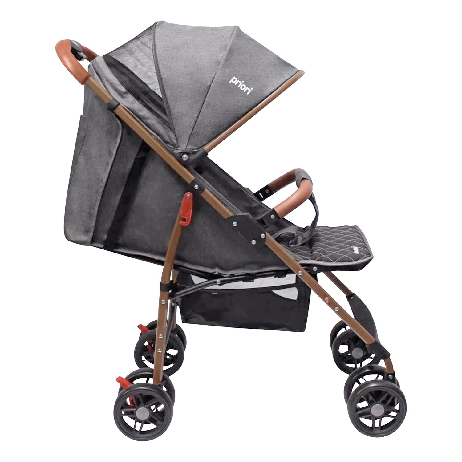 Combo Coche Park Gris + Cuna Colecho Bebé Golf Priori Gris +Peluche Elefante Gris