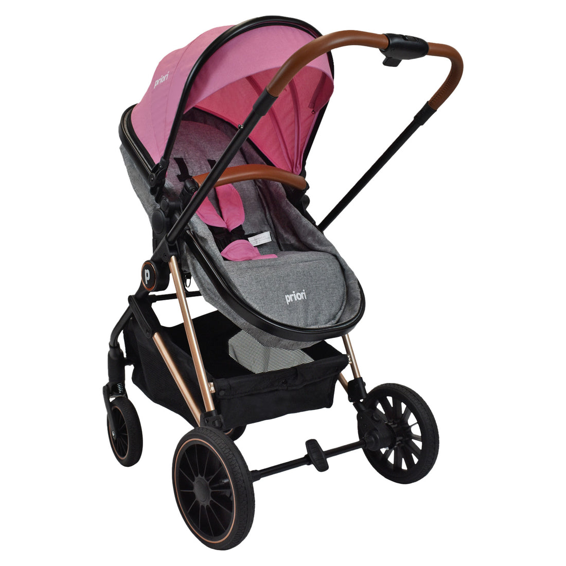 Coche Bebé Moisés Priori Ana Ts Rosado