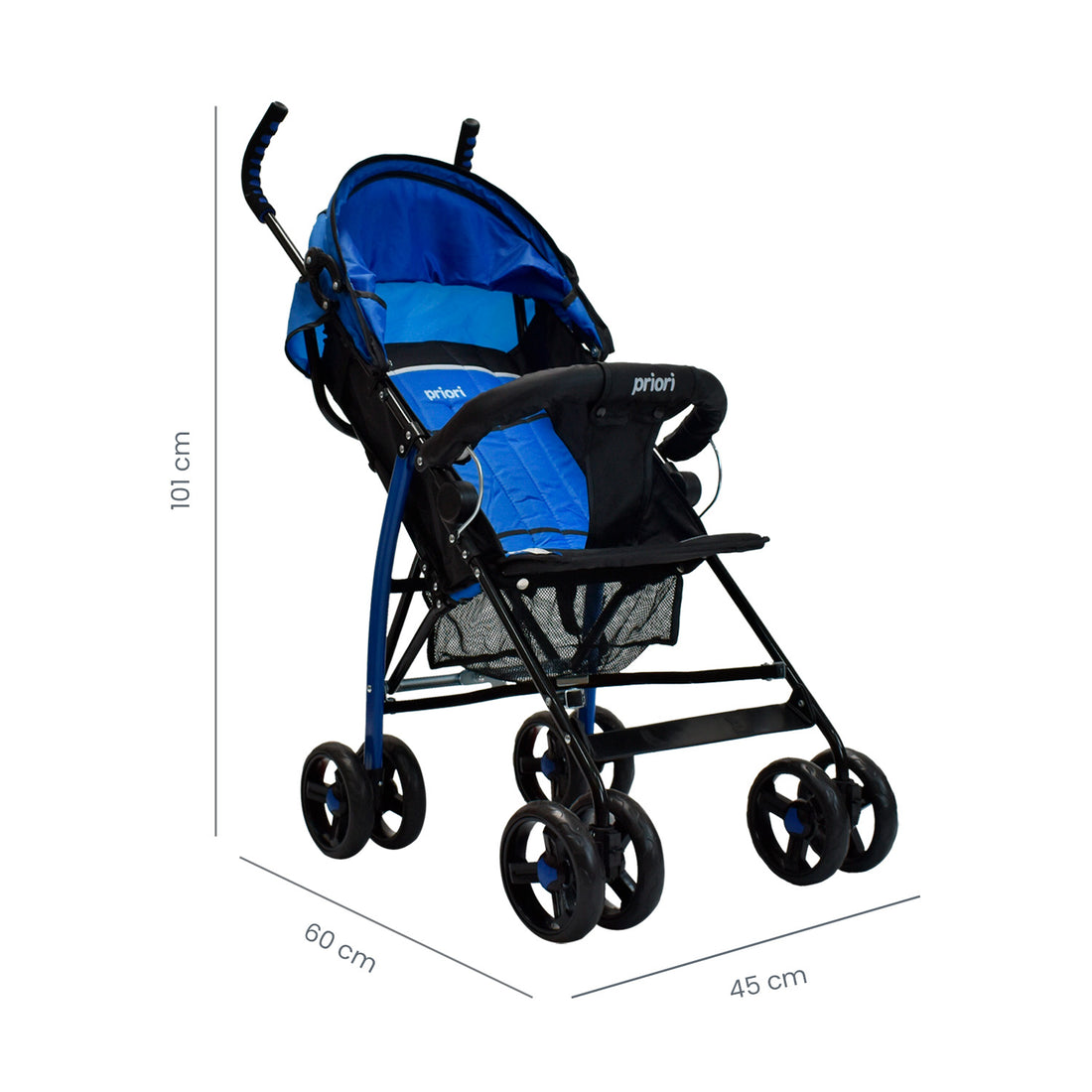 Coche Bebe Paseador Priori PPA12 Azul
