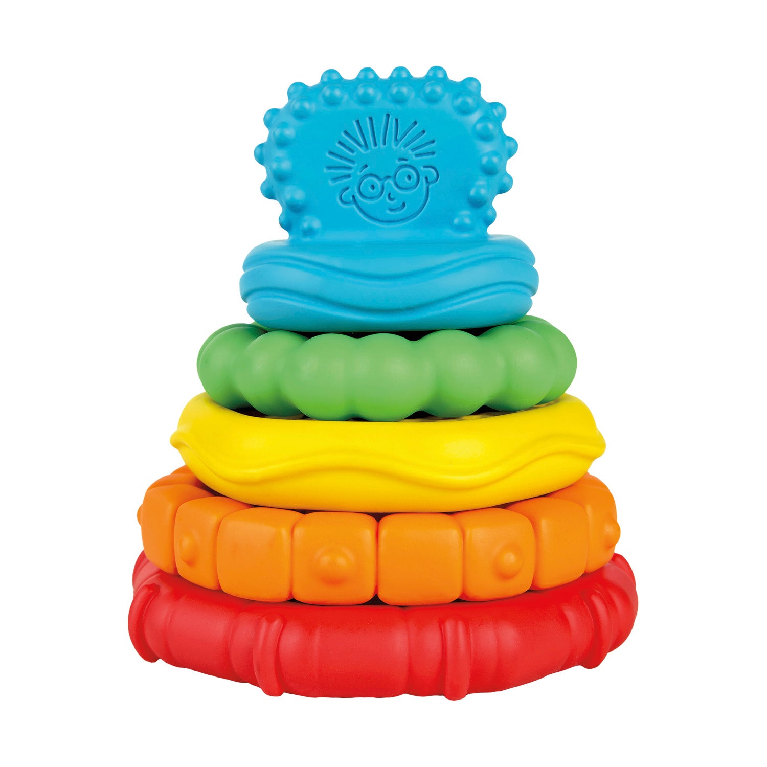 Mordedores Baby Einstein Stack & Teethe 5 Piezas 12356