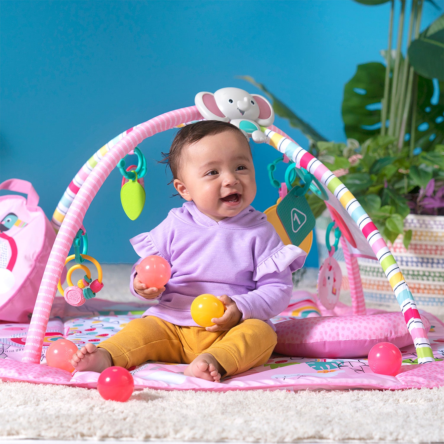 Gimnasio de Actividades Zafari Rosado 12625 Bright Starts