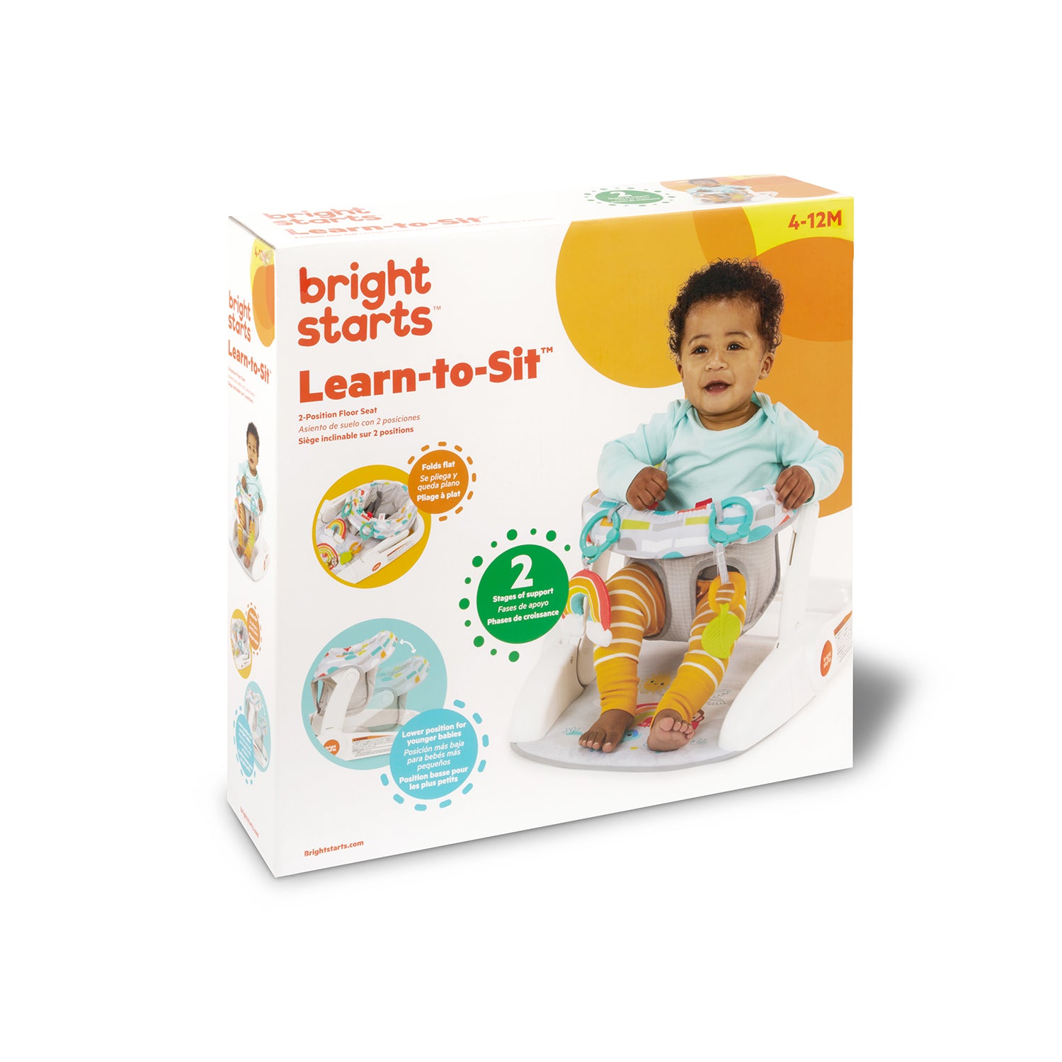 Asiento Entrenador Bebe Gris Bright Starts 12956