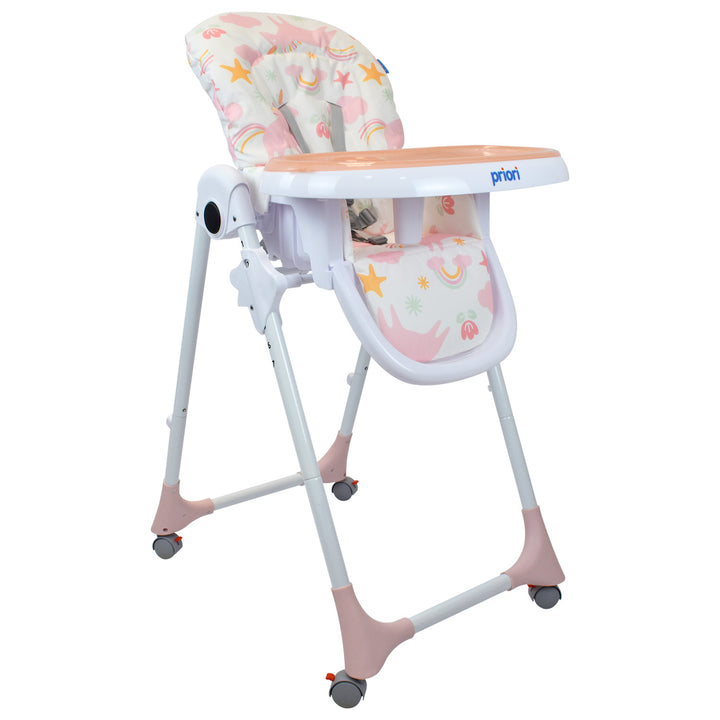 Silla Comedor Bebe Rosada Charlie Priori