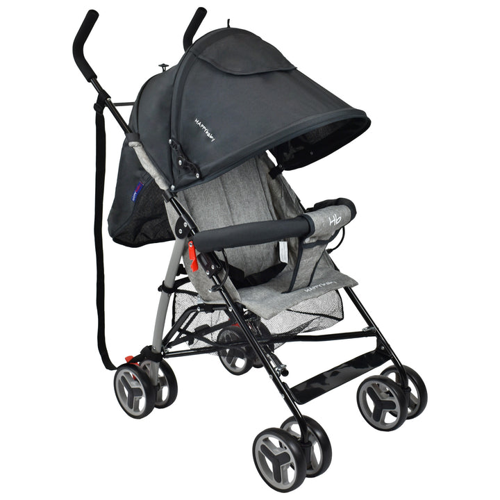 Coche Paseador Bebé Future Happy Baby Negro
