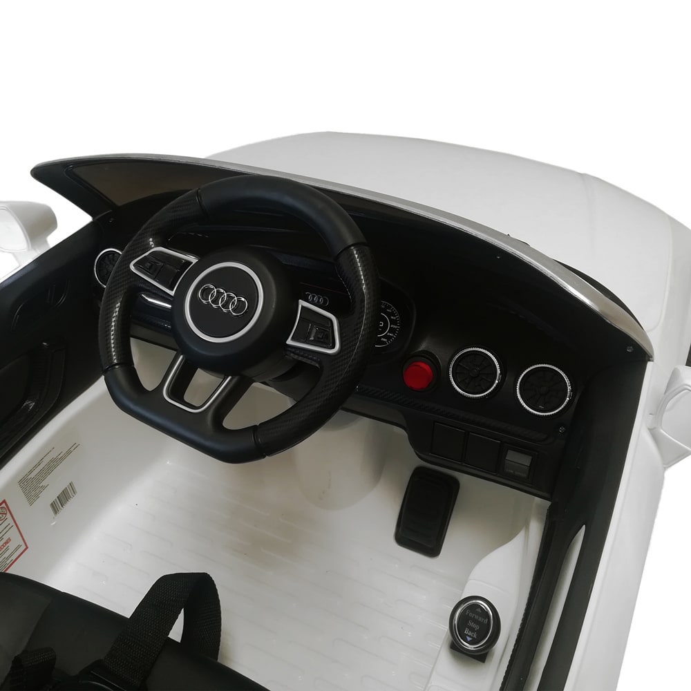 Carro Electrico Con Control Remoto Audi Blanco