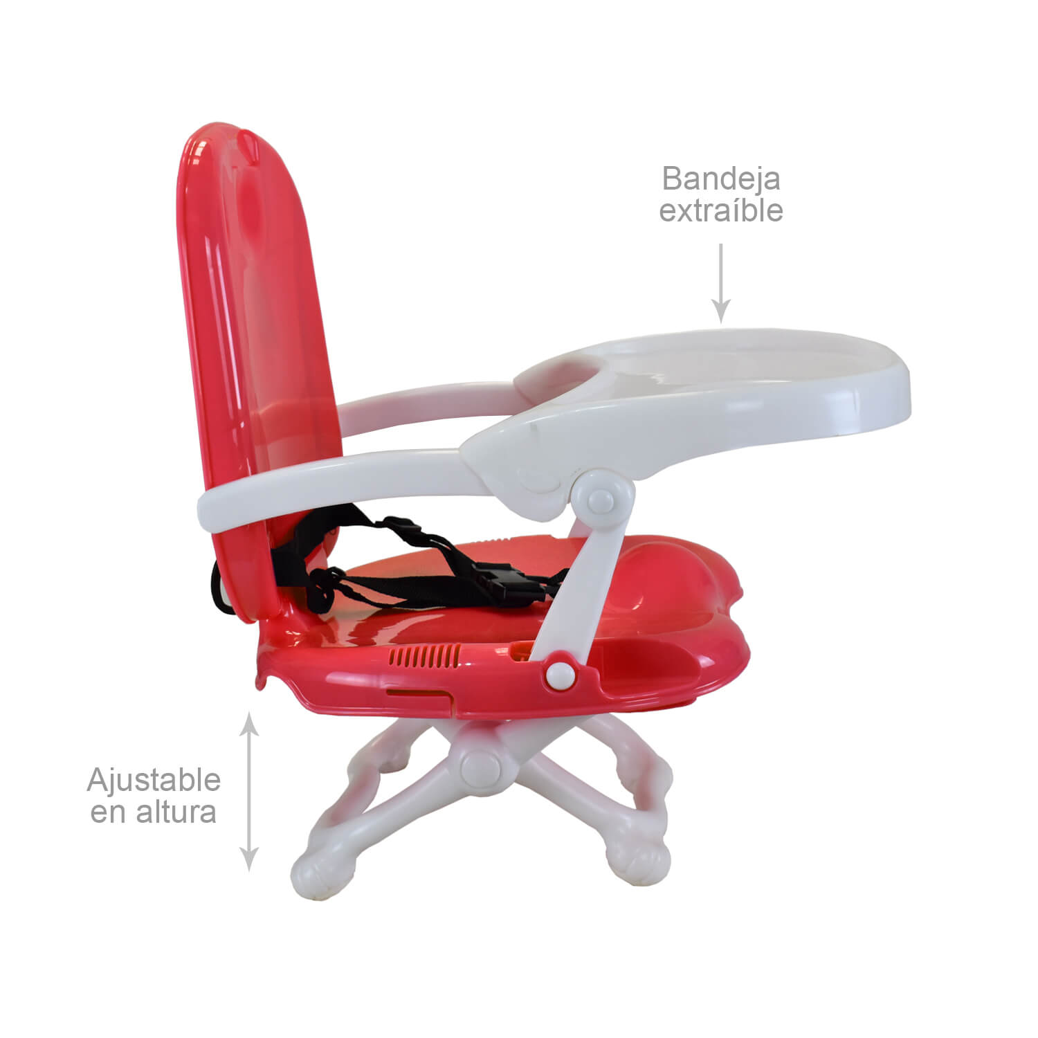 Silla Comerdor Booster Inizzi Sundell Rojo