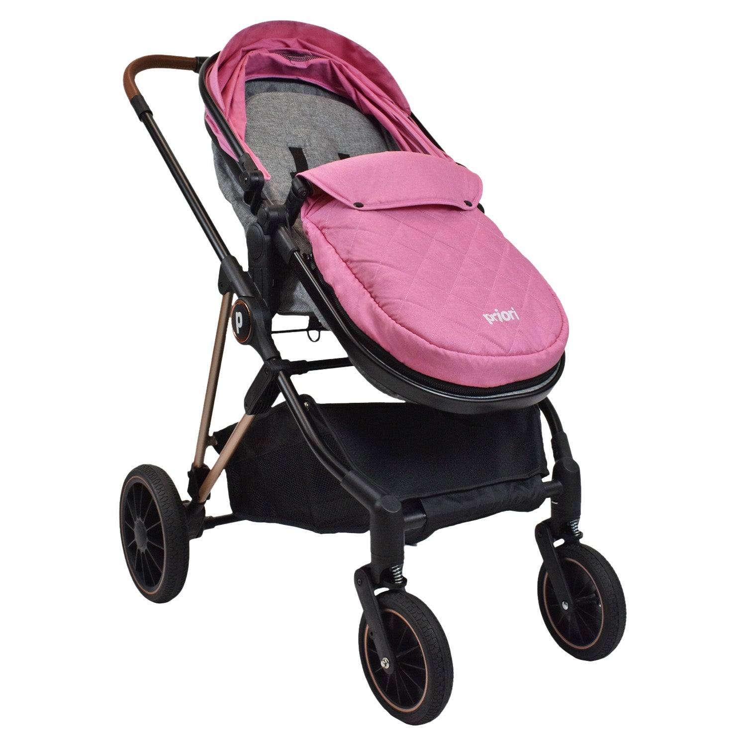Coche Bebé Moisés Priori Ana Ts Rosado