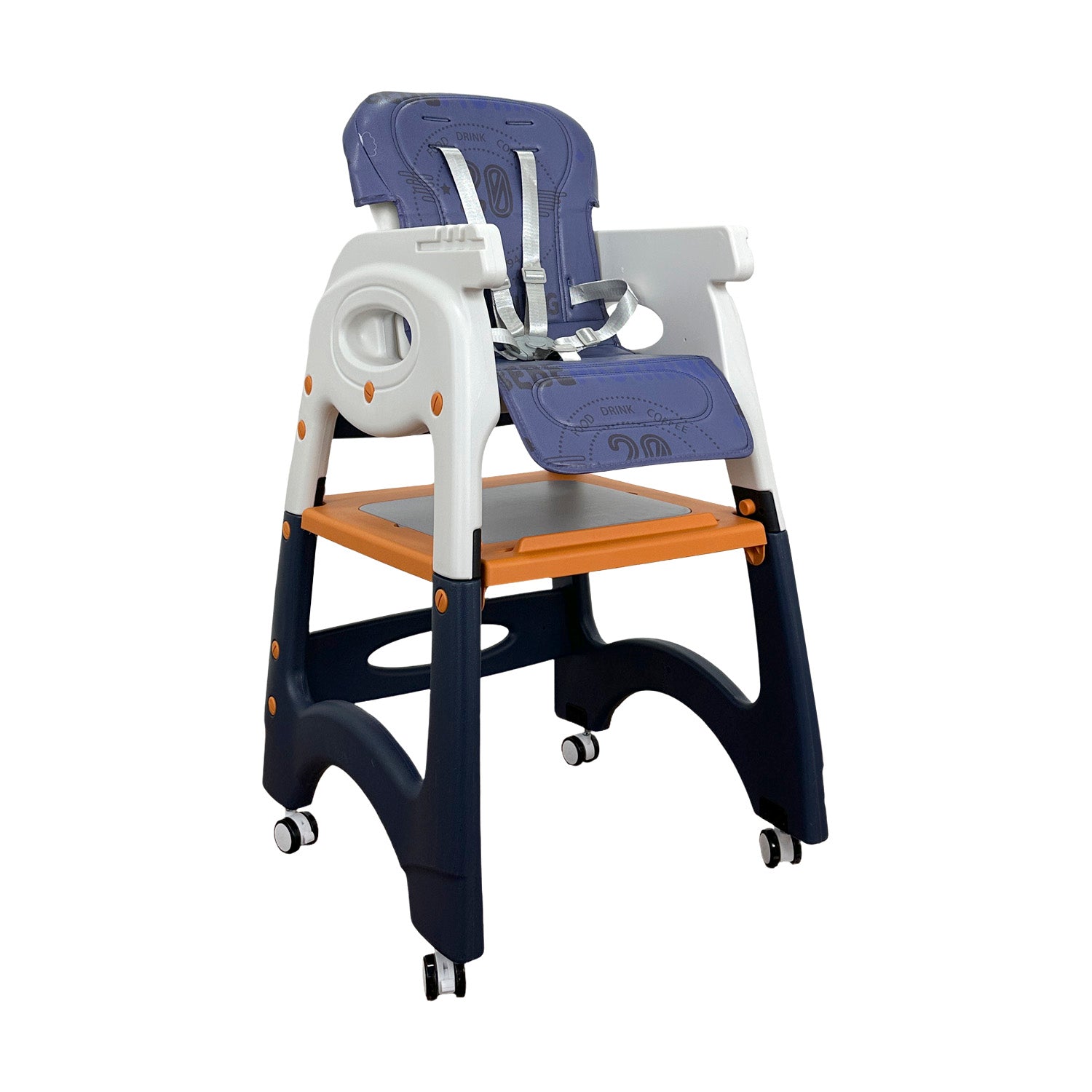 Silla Comedor Bebe Duna Happy Baby Azul