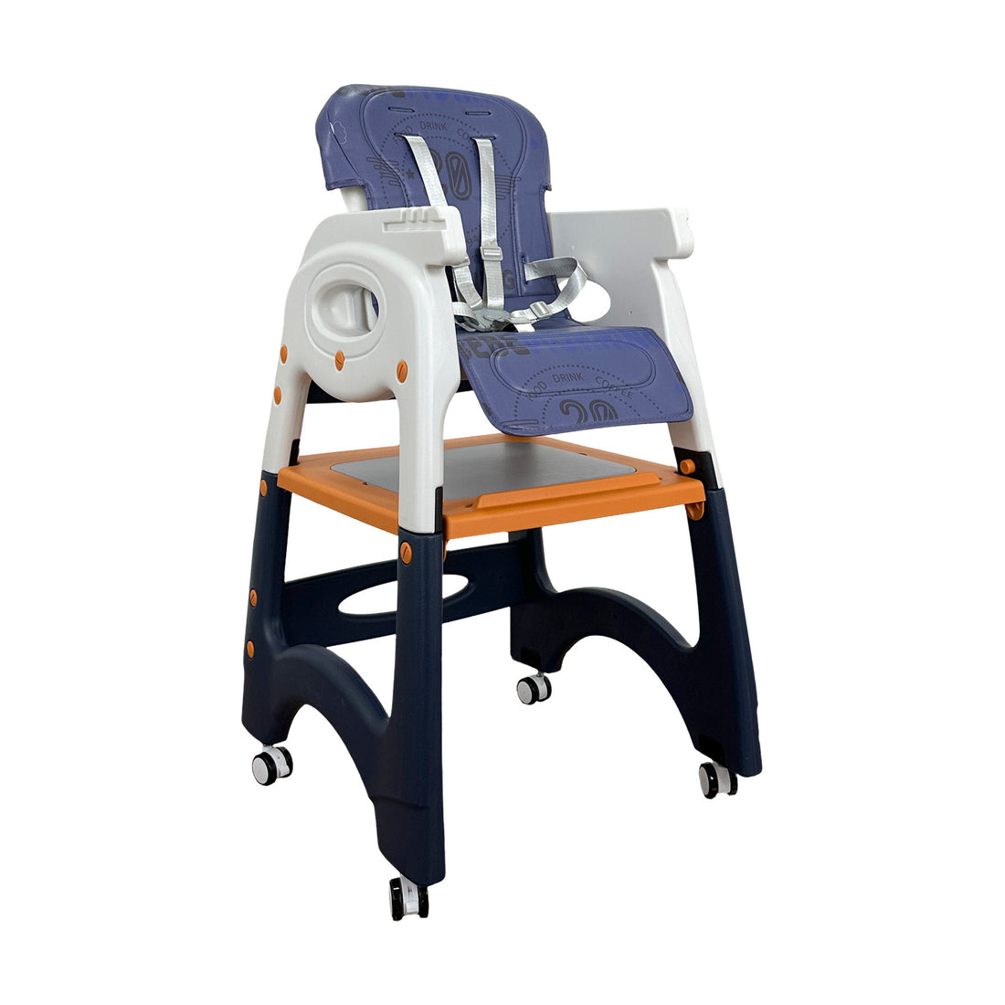 Silla Comedor Bebe Duna Happy Baby Azul