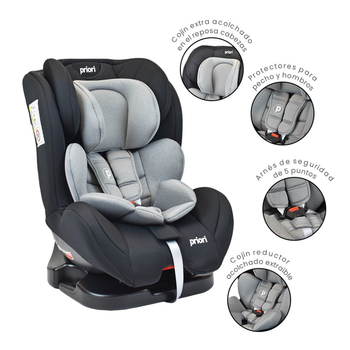 Silla para carro bebé Priori Prix Negro