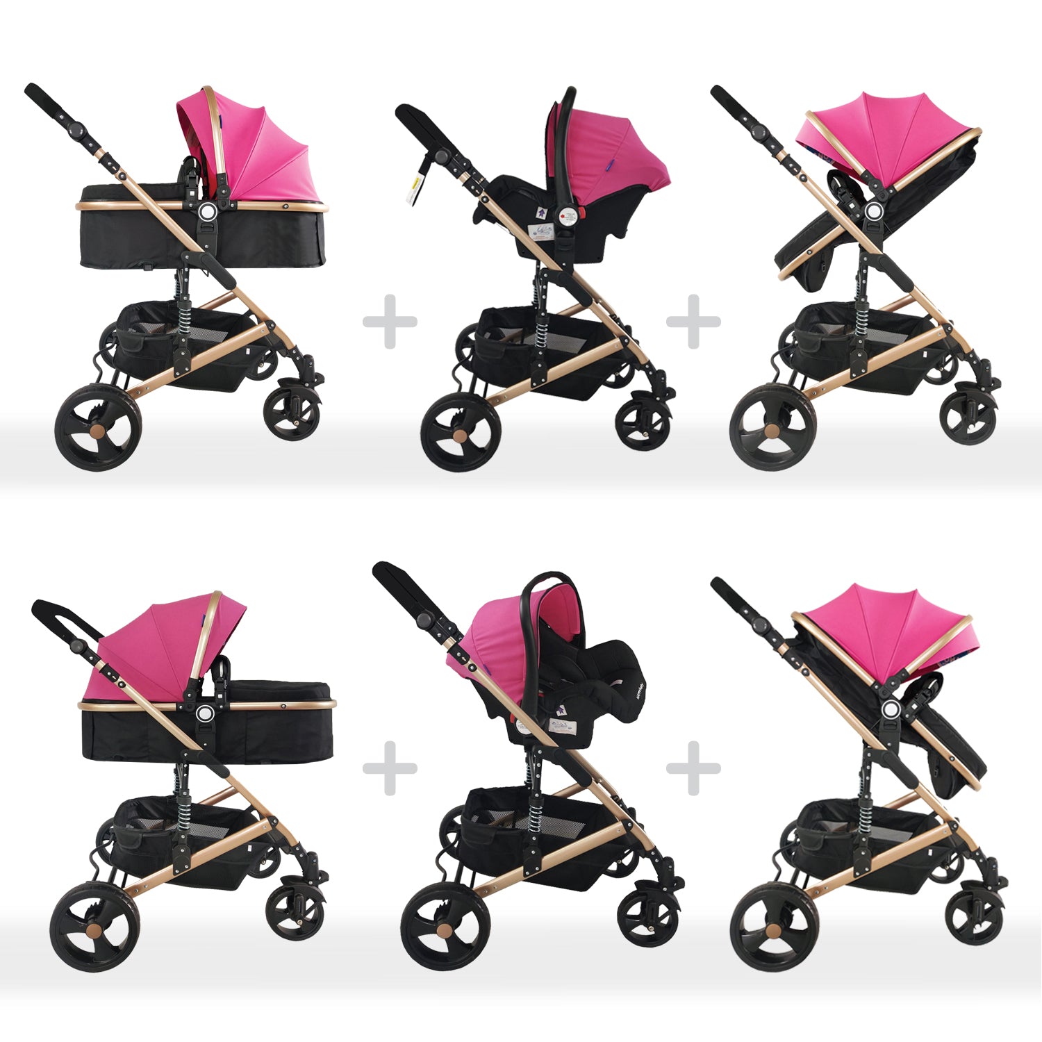 Coche Bebé 4 en 1 Ginger and Rue Shale Joie