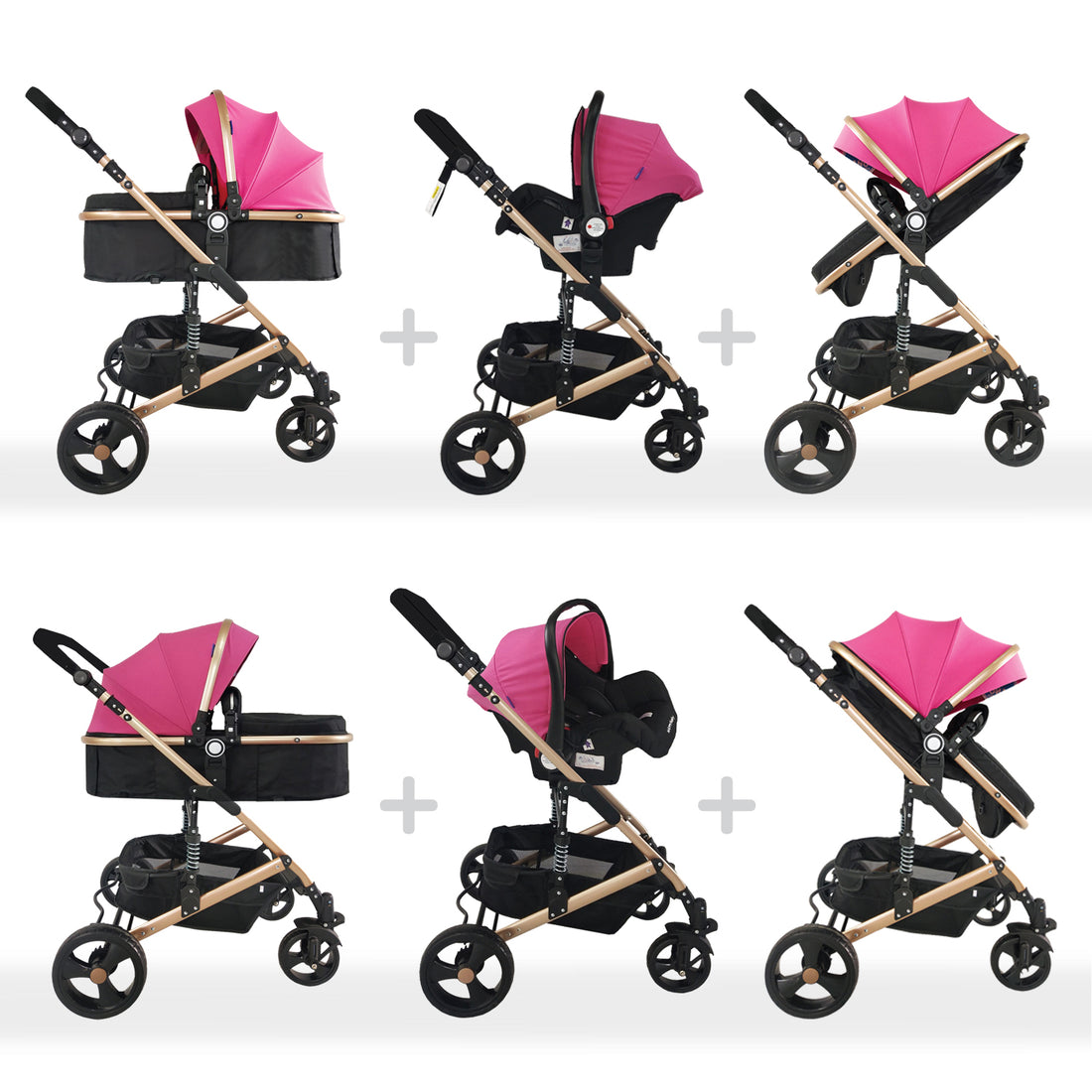 Coche Bebé 4 en 1 Ginger and Rue Shale Joie