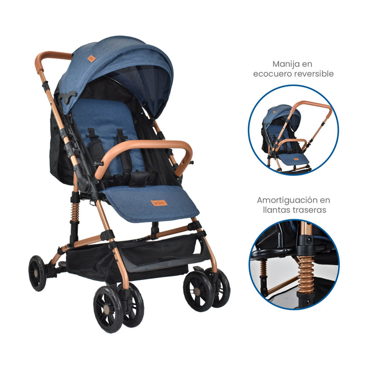 Coche Bebe Priori Viena Azul