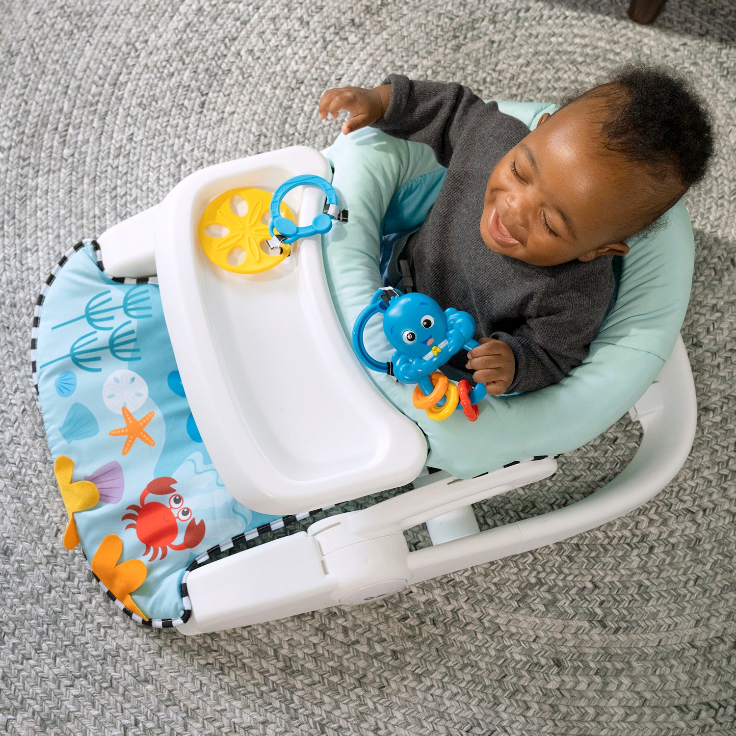 Asiento Entrenador Bebe Azul Baby Einstein 12828