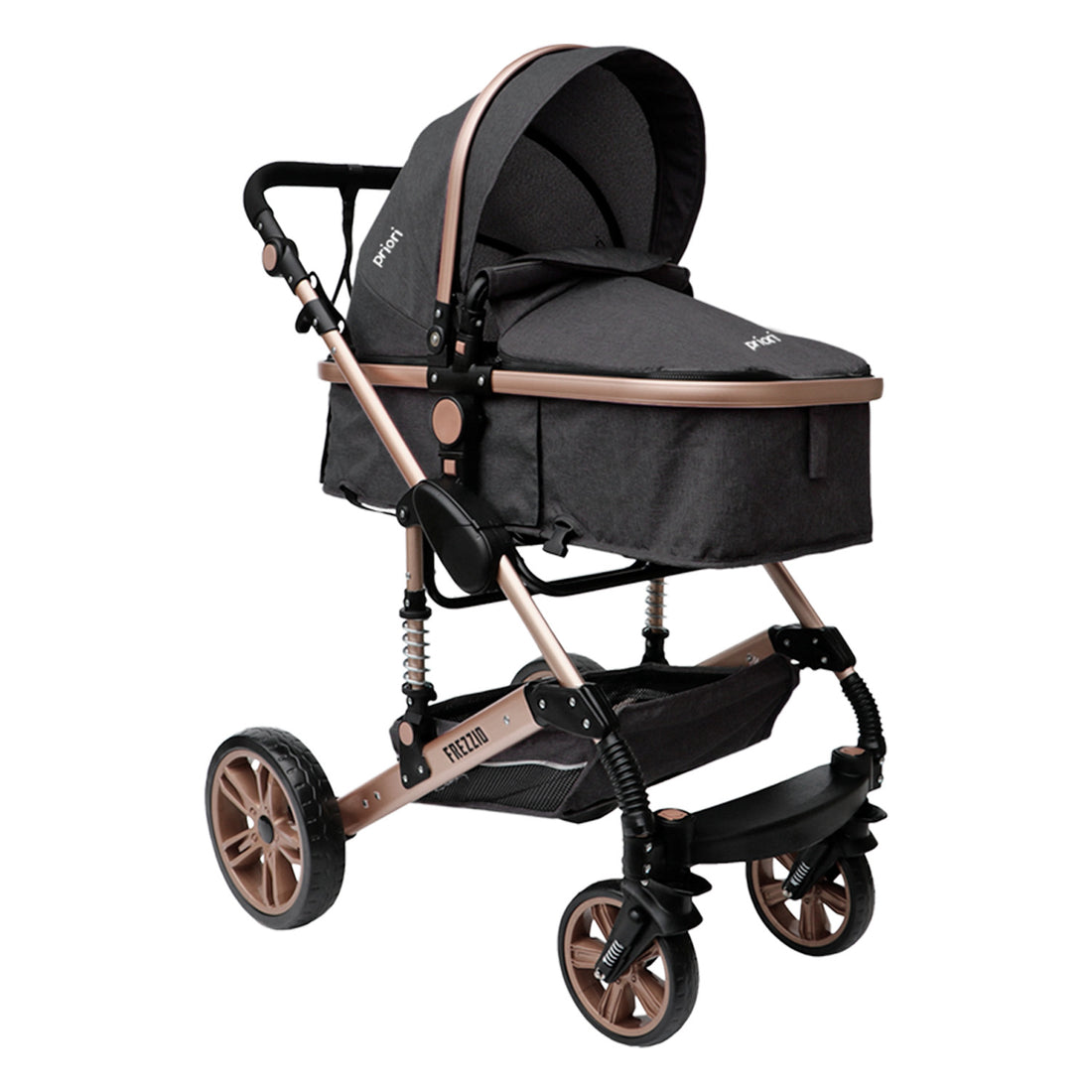 Coche bebe FREZZIO Priori Moises Gris Oscuro
