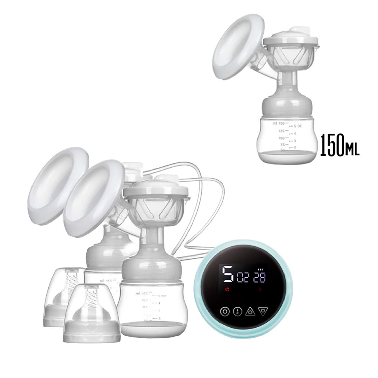 Extractor de Leche Doble Eléctrico PB-BP003 Premium Baby