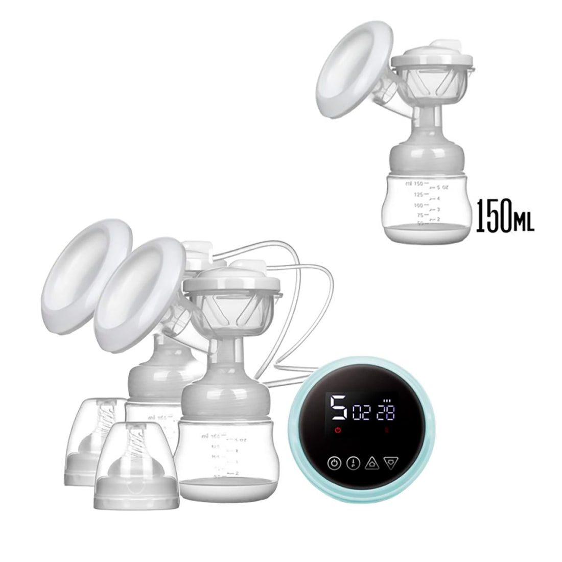 Extractor de Leche Doble Eléctrico PB-BP003 Premium Baby