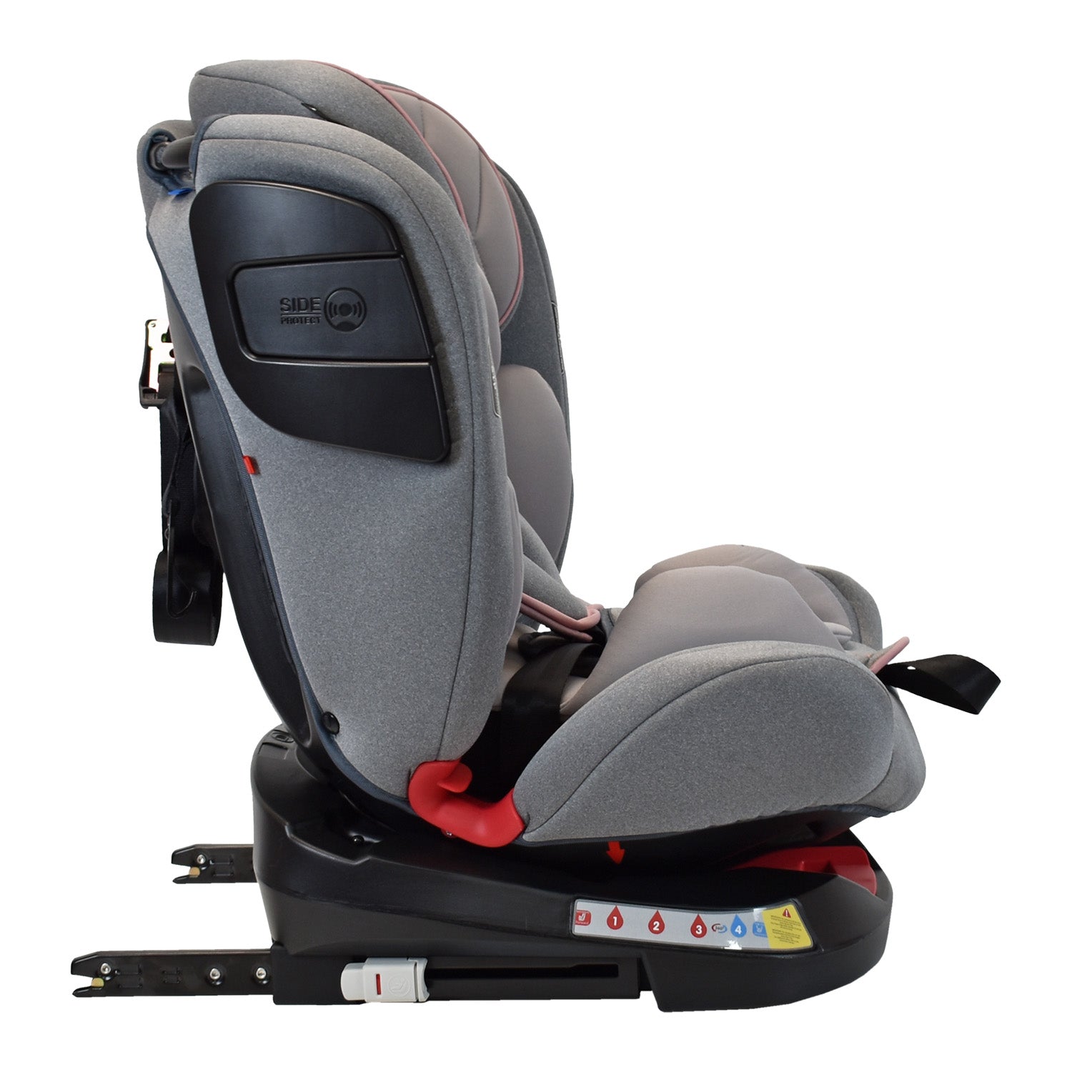 Silla De Carro Bebe Twist Con Isofix Rosado  Priori