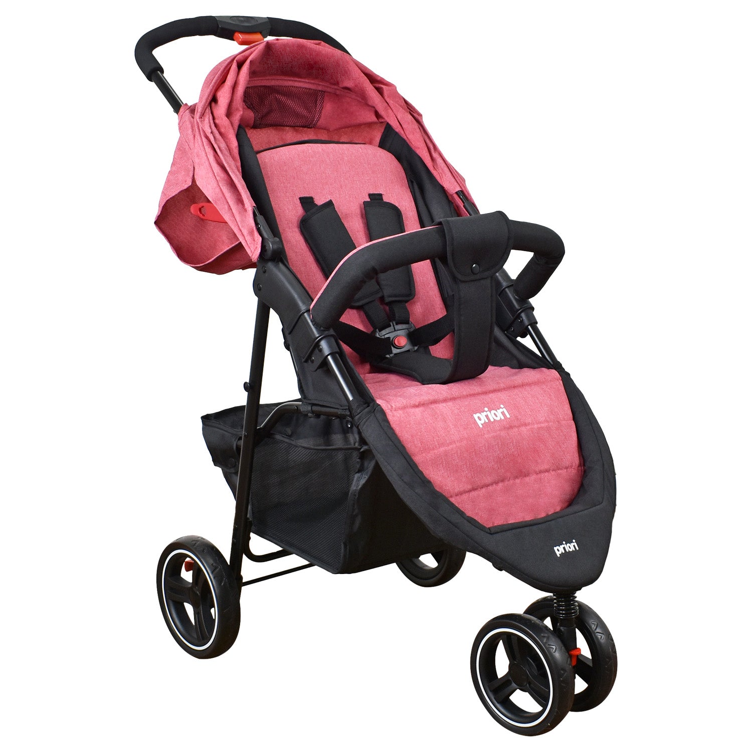 Coche Bebe Priori Trento Ts Tres Ruedas Rosa
