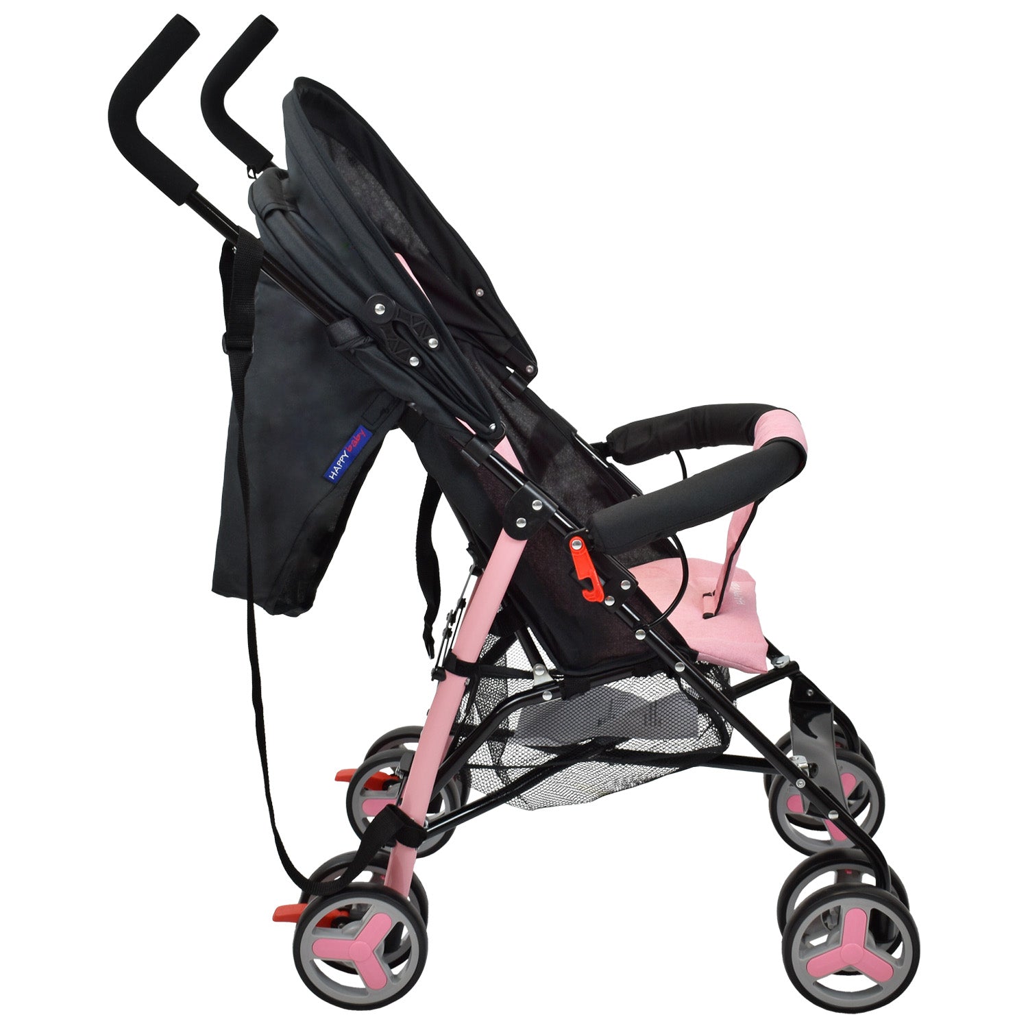 Coche Paseador Bebé Future Happy Baby Rosado