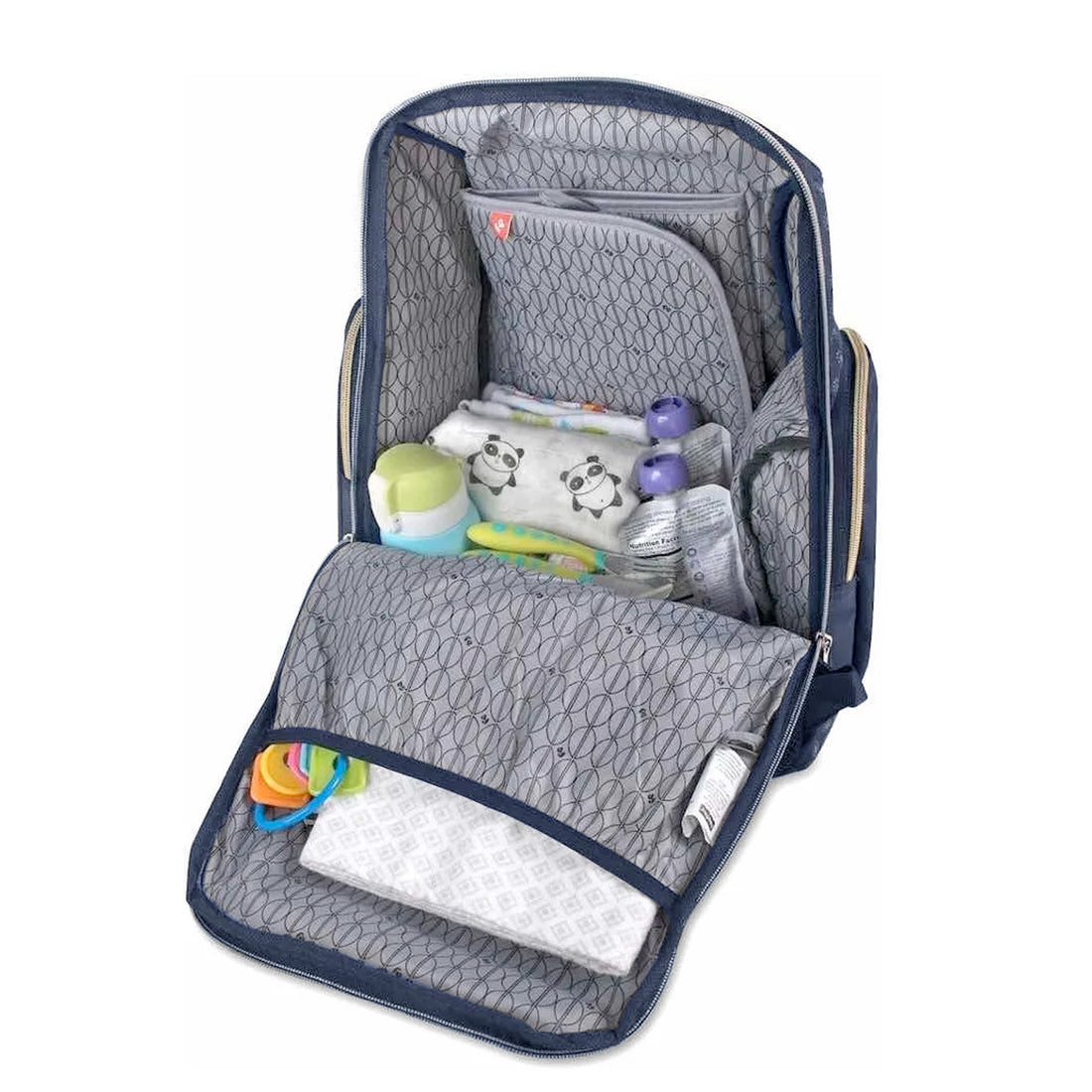 Pañalera Morral Bebe Fisher Price DFP9003 Azul