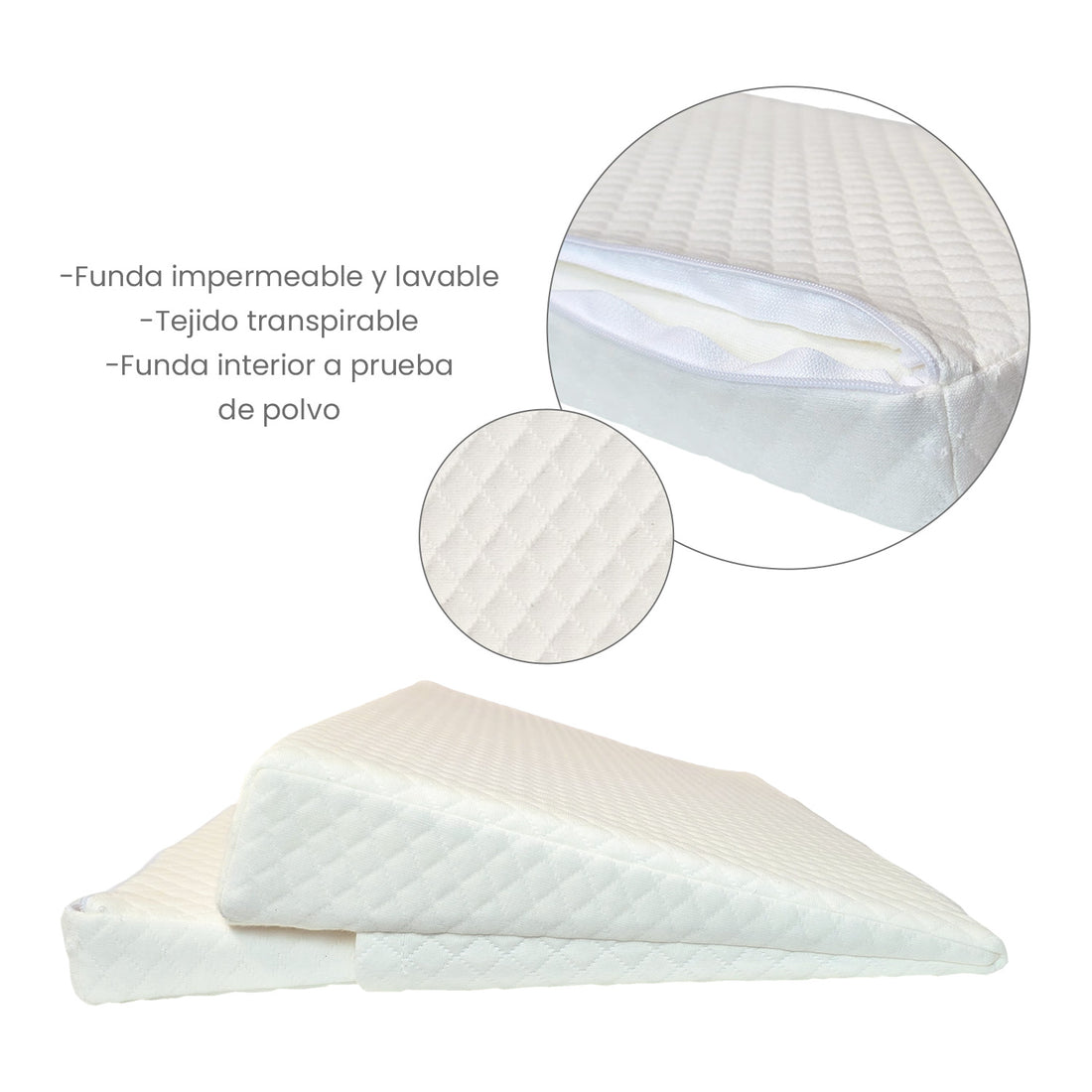 Almohada Ergonómica Antireflujo 3 en 1 PB2339 Premium Baby