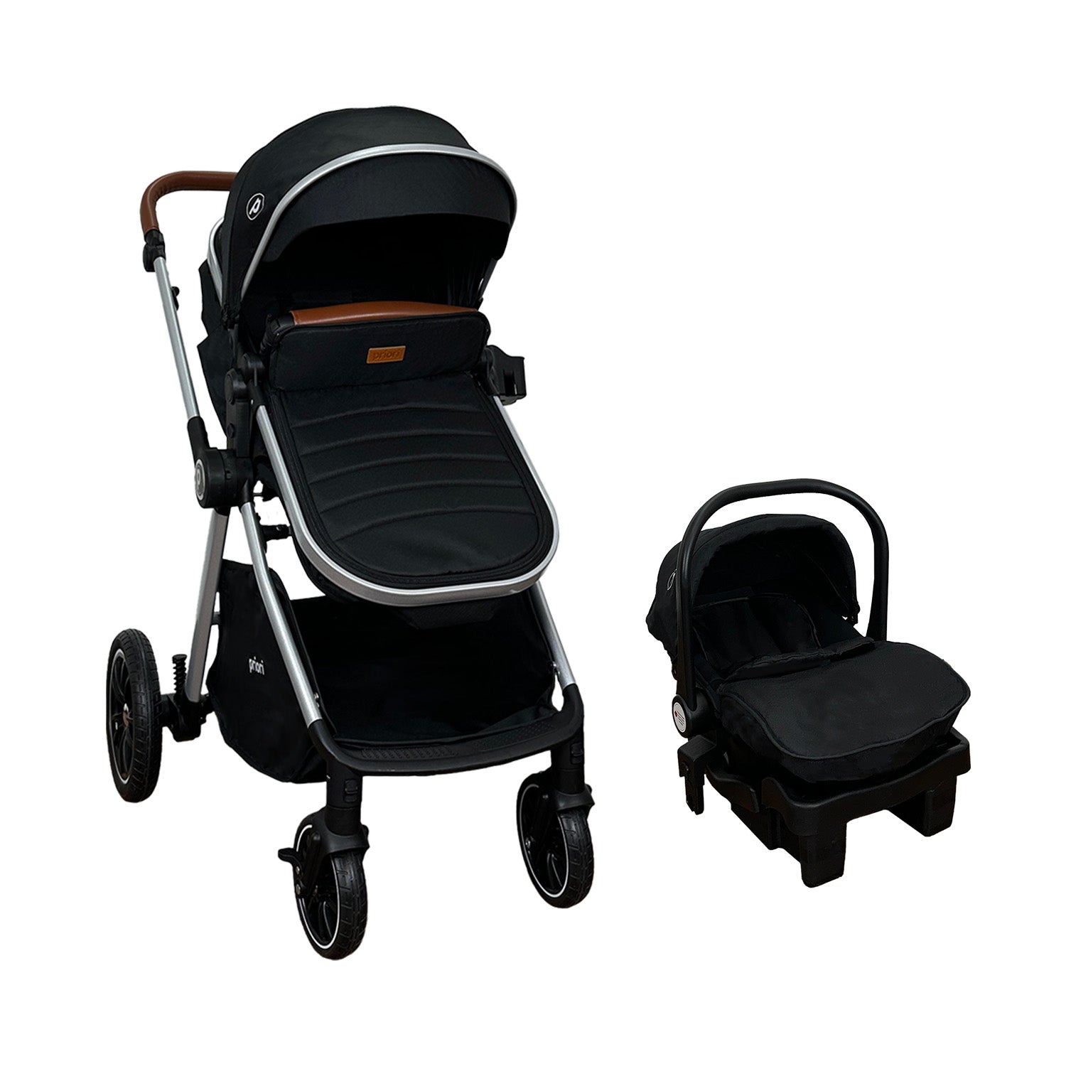 Coche Bebe Travel System Snow Priori Negro