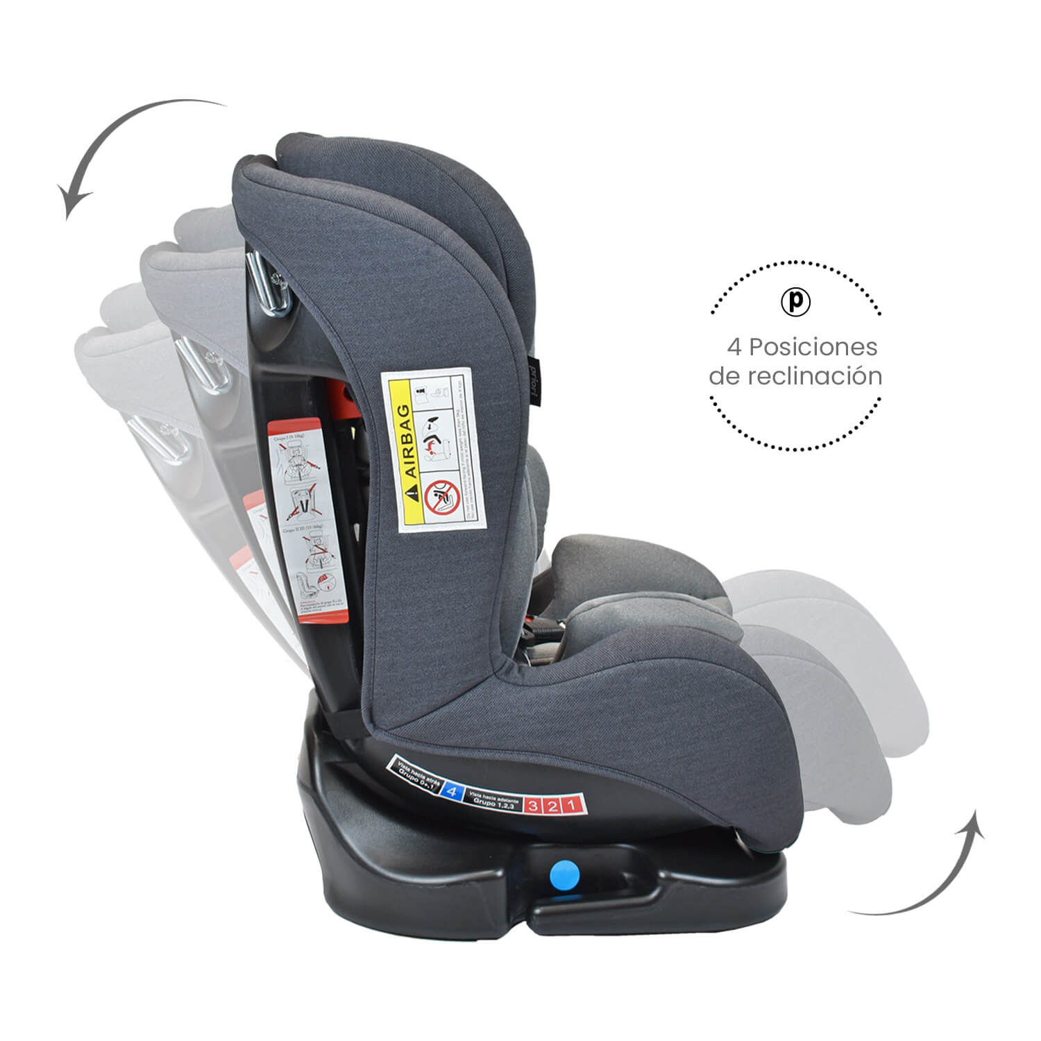 Silla para carro bebé Priori Prix Gris