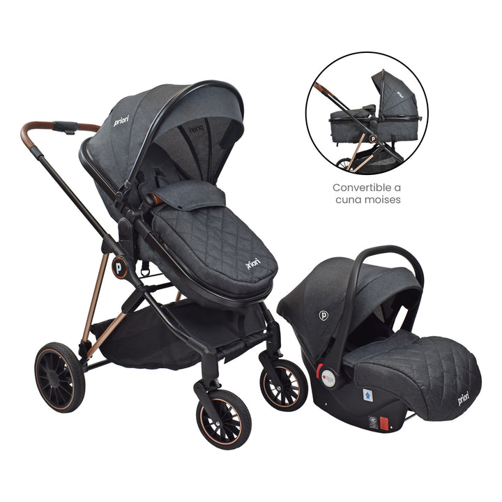 Coche Bebé Moisés Priori Ana Ts Gris Oscuro