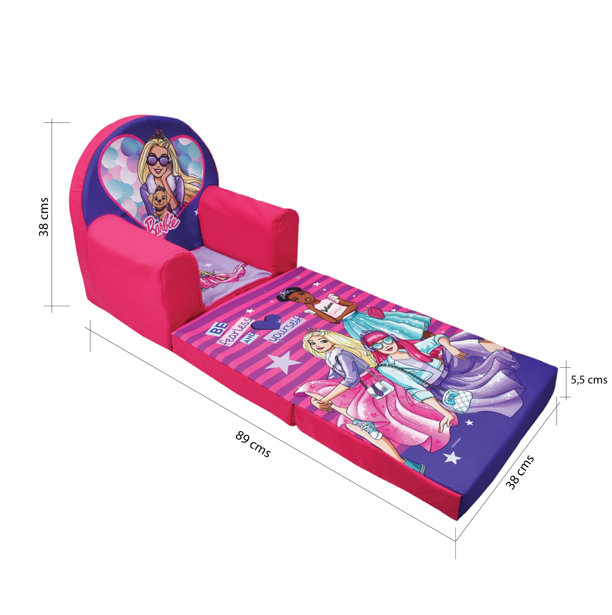 Sillón Infantil Converticama Barbie